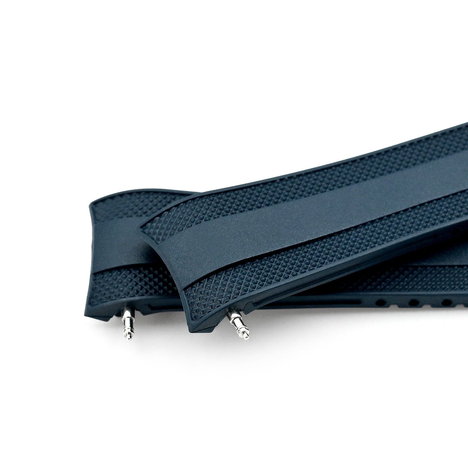 21mm StrapXPro - Navy Blue SMX02A Rubber Strap compatible with Seiko Speedtimer SSC911 Series Strapcode watch bands