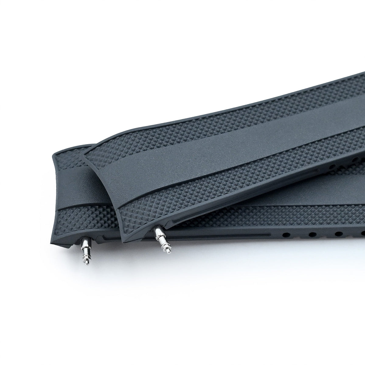 21mm StrapXPro - Grey SMX02A Rubber Strap compatible with Seiko Speedtimer SSC911 Series Strapcode watch bands