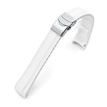 21mm StrapXPro - White SMX02A Rubber Strap compatible with Seiko Speedtimer SSC911 Series Strapcode watch bands