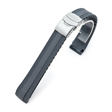 StrapXPro - Grey SMX03A Rubber Strap compatible with Seiko Speedtimer SSC813 Series Strapcode watch bands