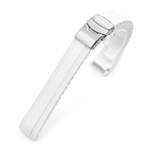 StrapXPro - White SMX03A Rubber Strap compatible with Seiko Speedtimer SSC813 Series Strapcode watch bands