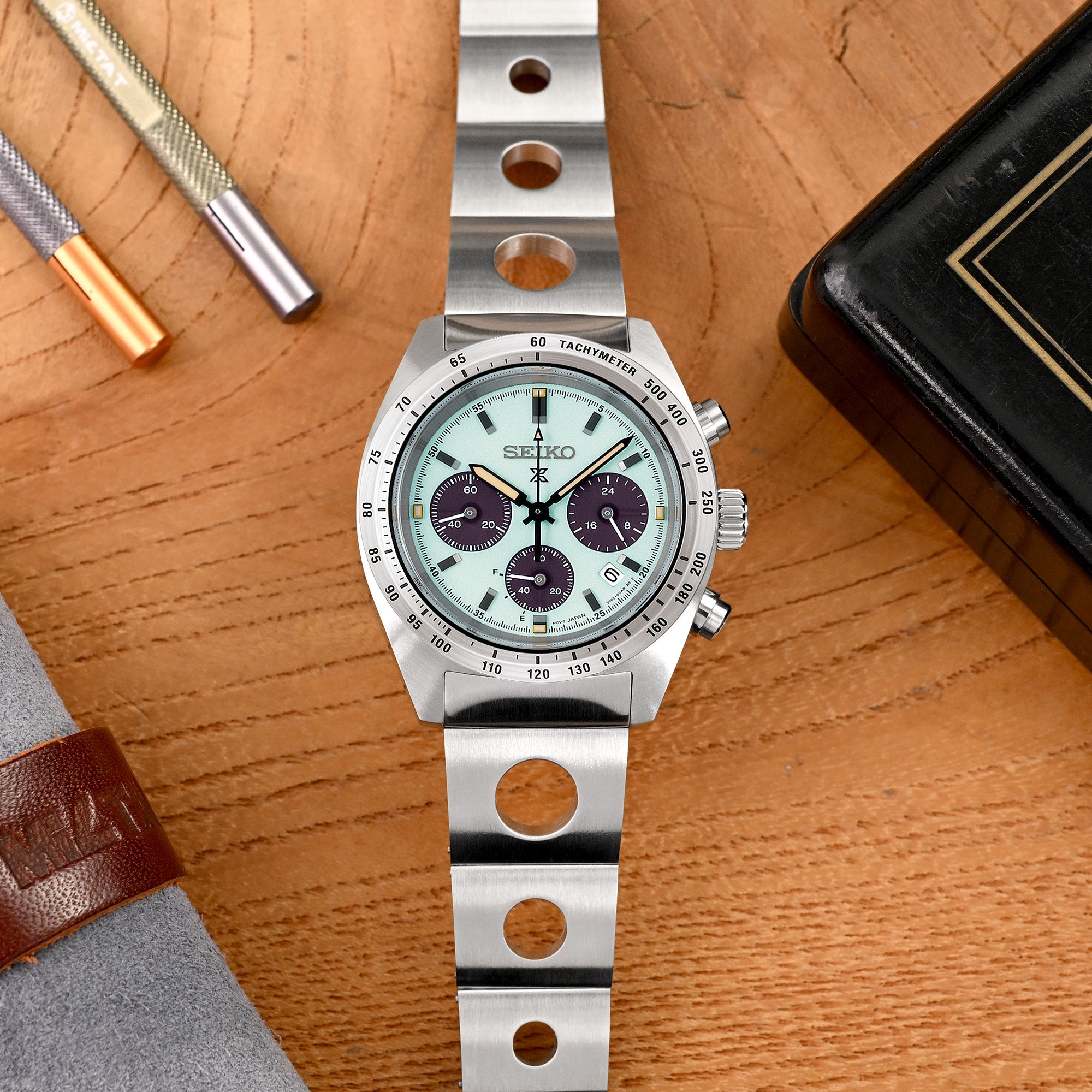 Seiko SSC813P1 Curved End Rollball Watch Bands | Strapcode