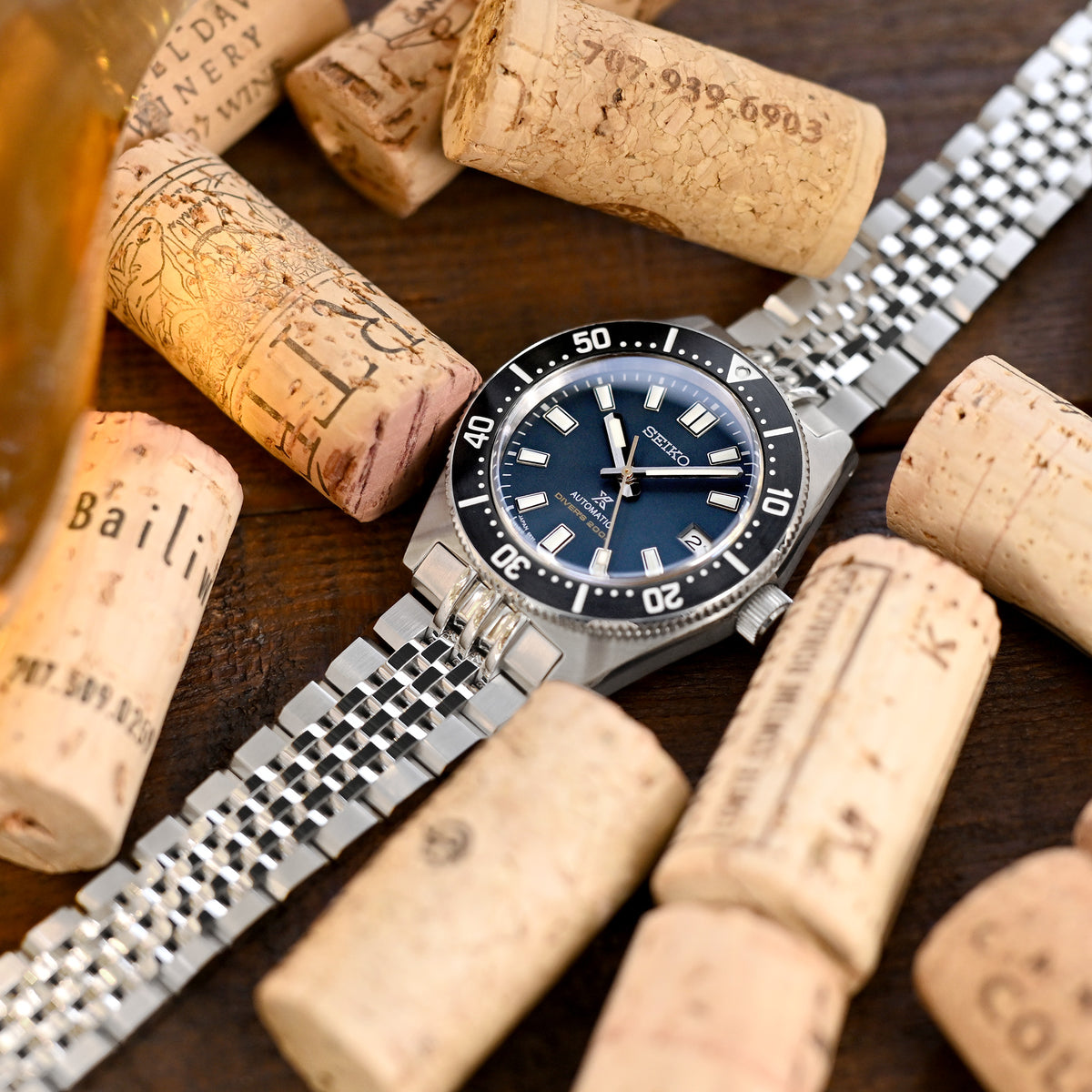 Asteroid 20mm Stainless Steel Bracelet for Seiko 63MAS SPB143 SPB149