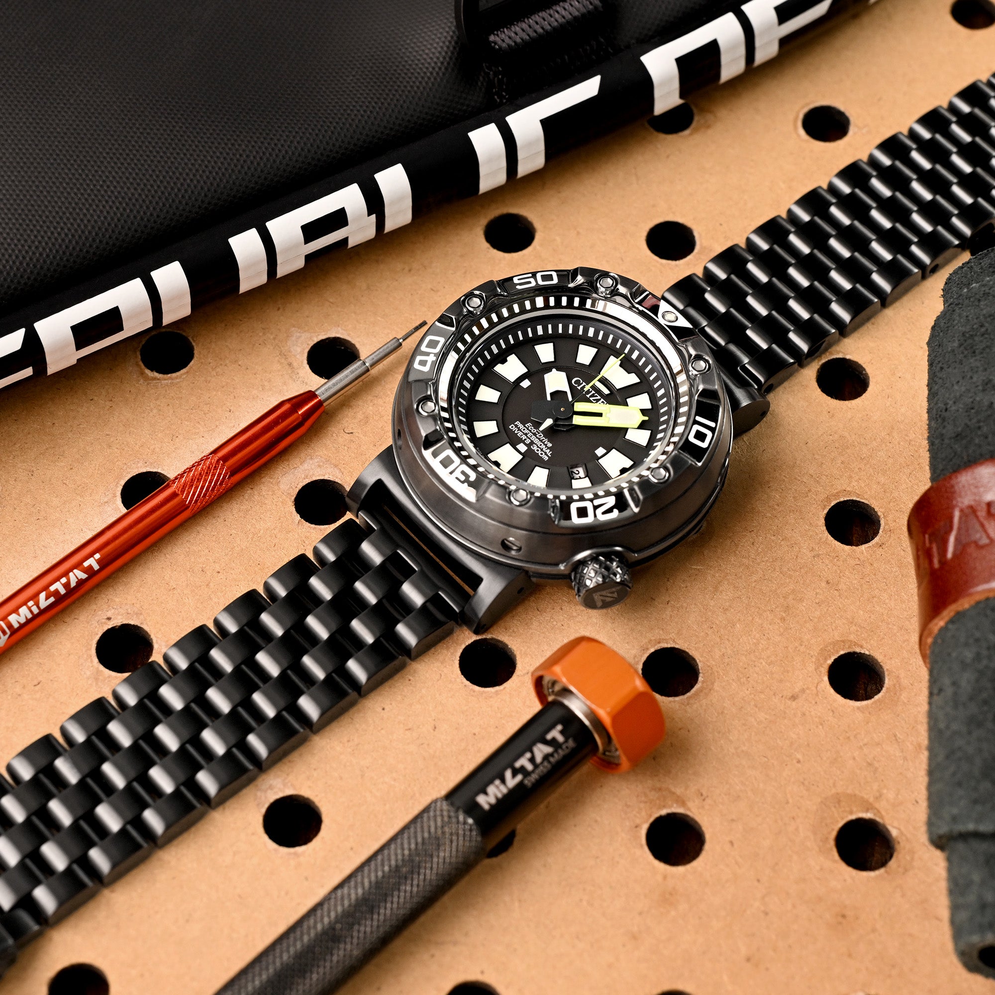 Bracelet montre Acier Inox 20mm Noir Expédition 24h Bracelet montre Acier Inox 20mm Noir Expédition 24h