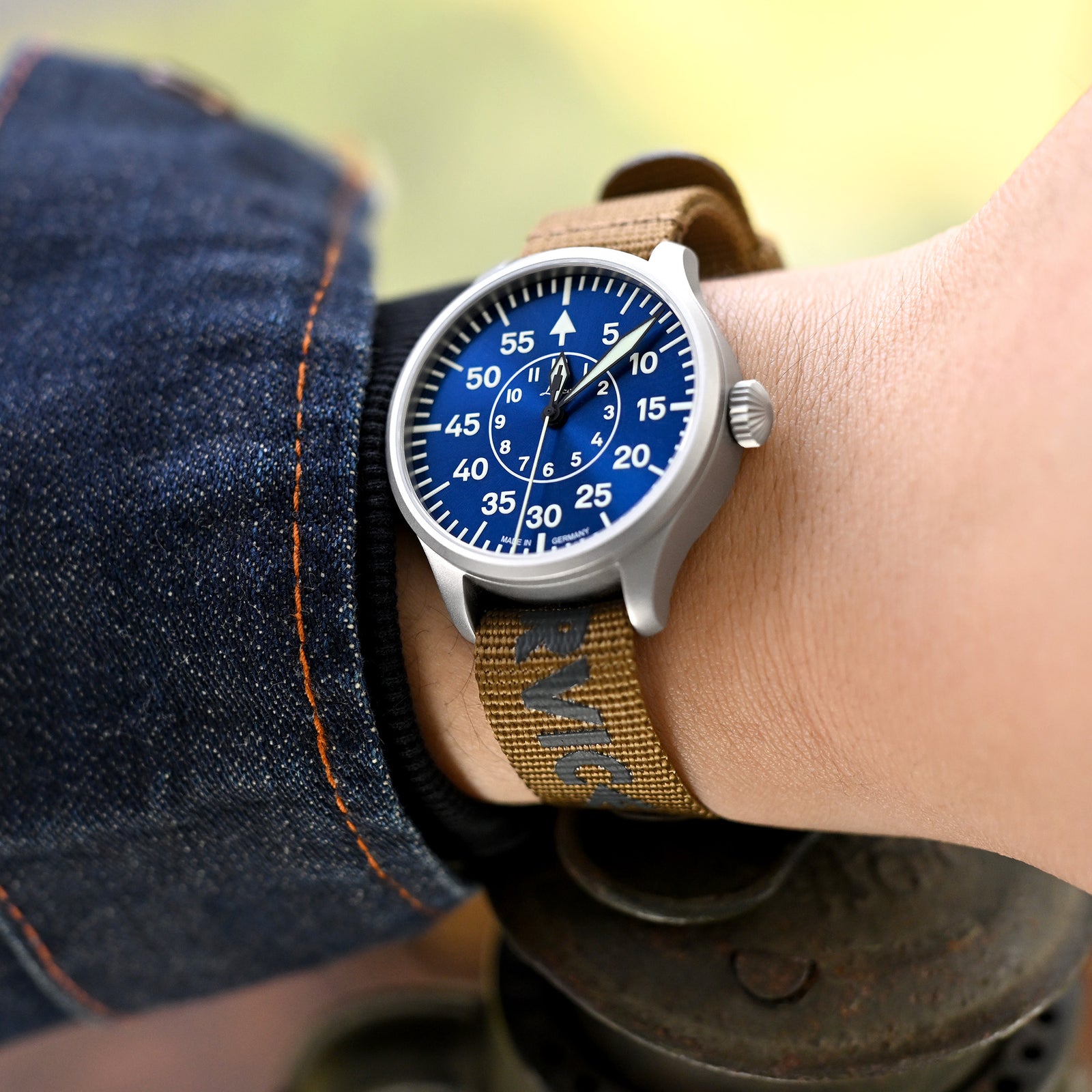 مجموعة حزام الخدمة العامة من قطعتين (كاكي وزيتوني) من HAVESTON Straps