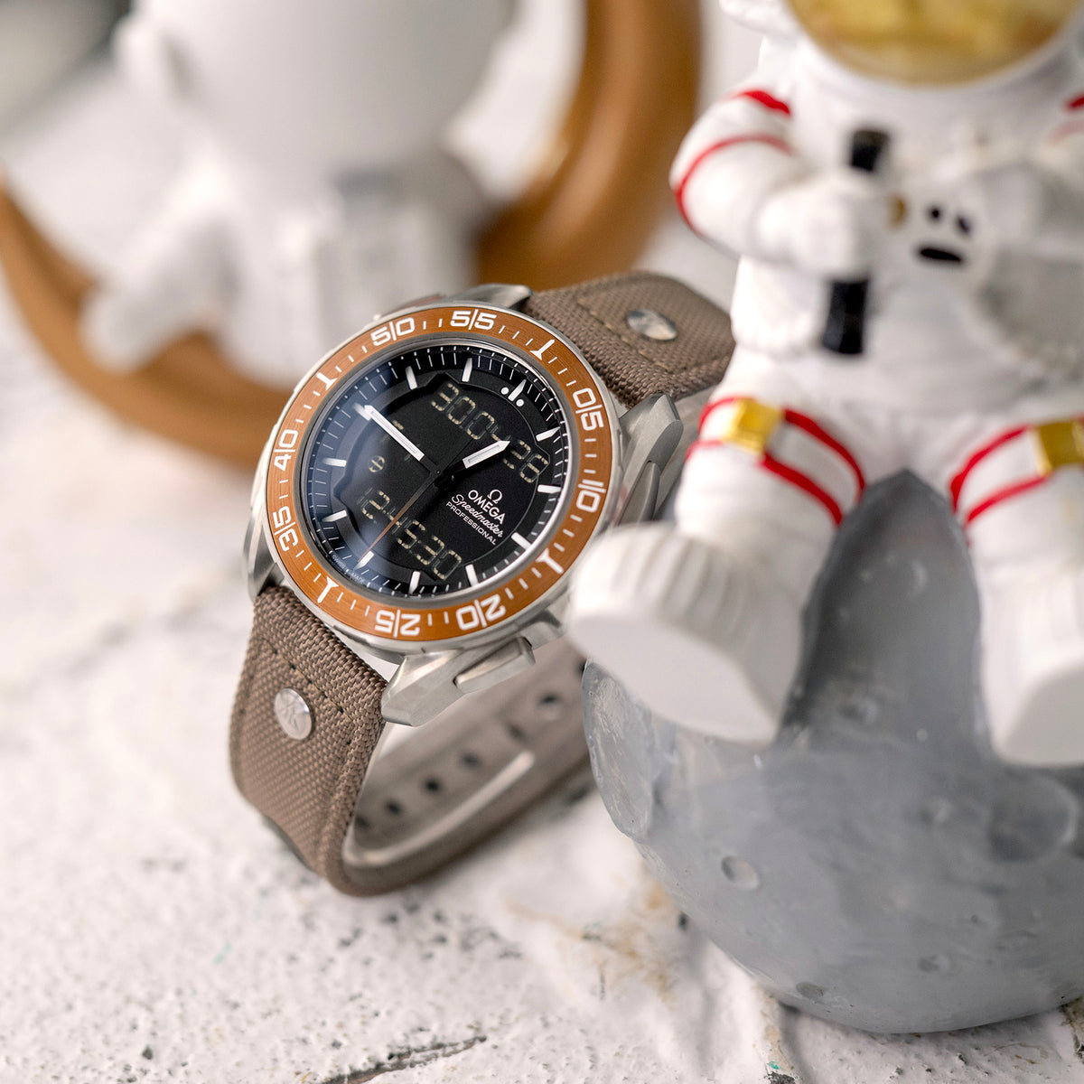 HAVESTONストラップのAAF Earth-613ストラップ、20mmまたは22mm