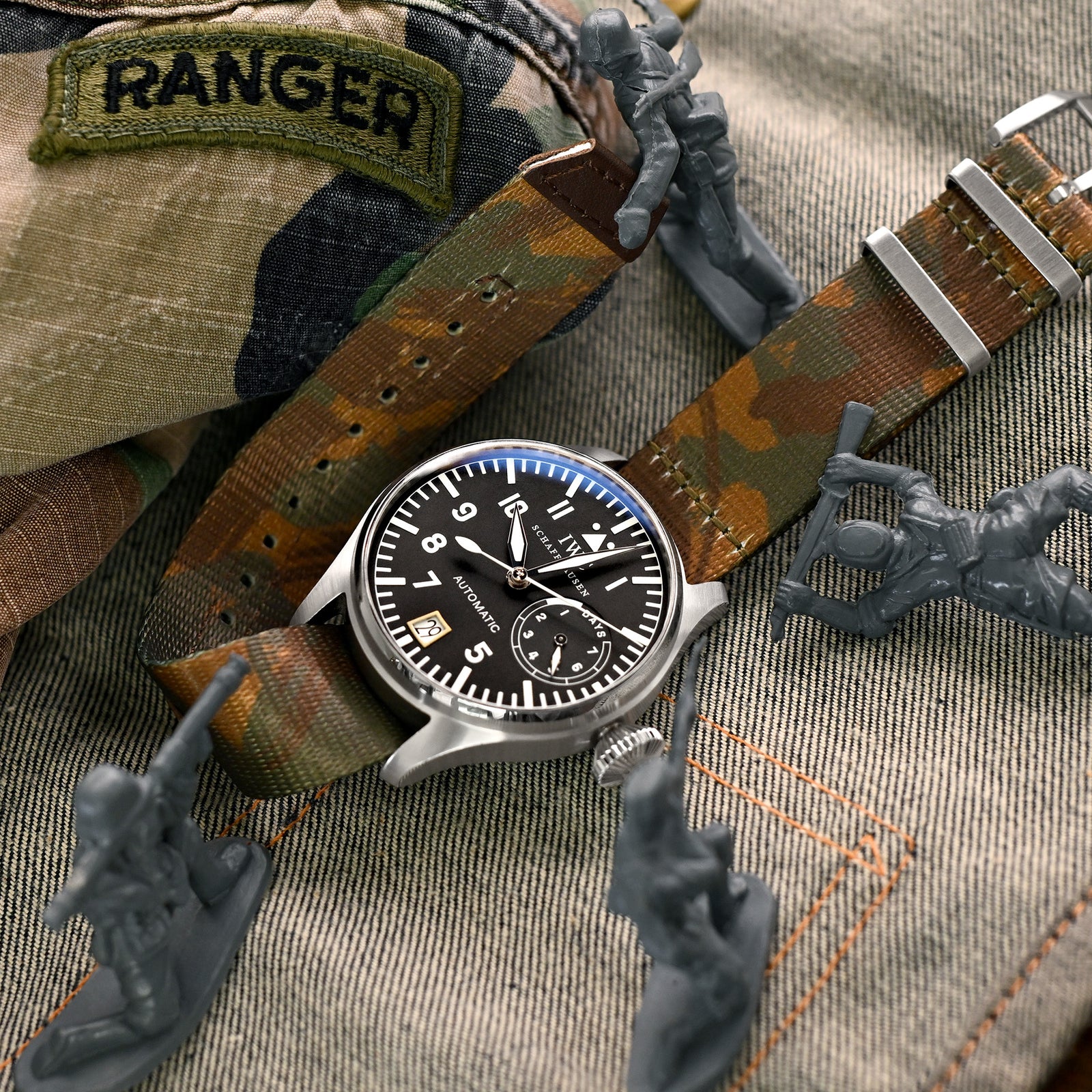 The Denison A2 Enhanced Strap by HAVESTON Straps Strapcode watch bands