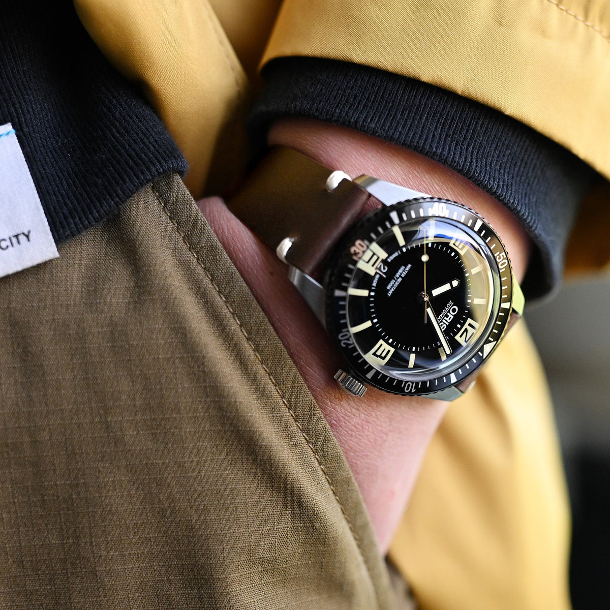 Oris Divers Heritage Sixty-Five Automatic Men&#39;s Watch 733-7707-4064RS Strapcode watch bands