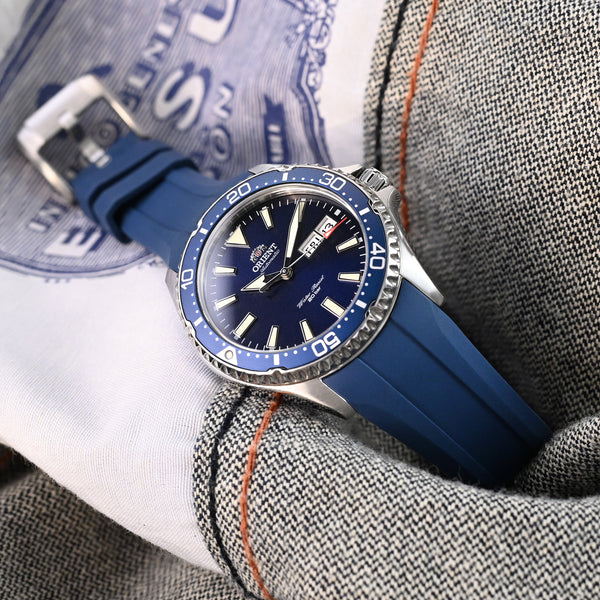 STRAPCODE ステンレスベルト オリエント MAKO/KAMASU 美品 Orient Kamasu Curved End Stainless Steel O Boyer Bracelet