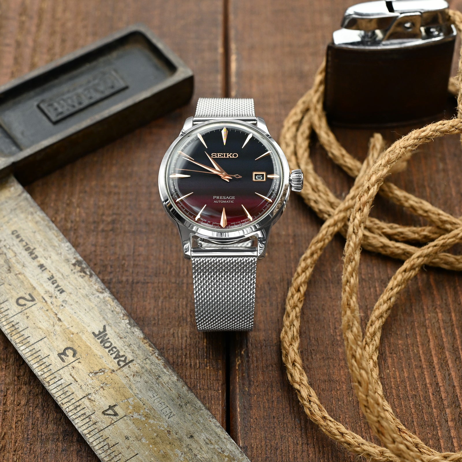 Quick Release Classic Superfine Polish Mesh Watch Band