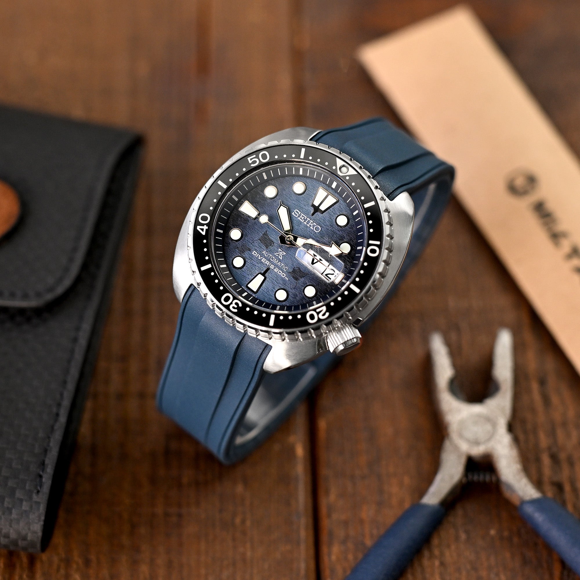 StrapXPro - STX1A Rubber Strap for Seiko Prospex Turtle | Strapcode