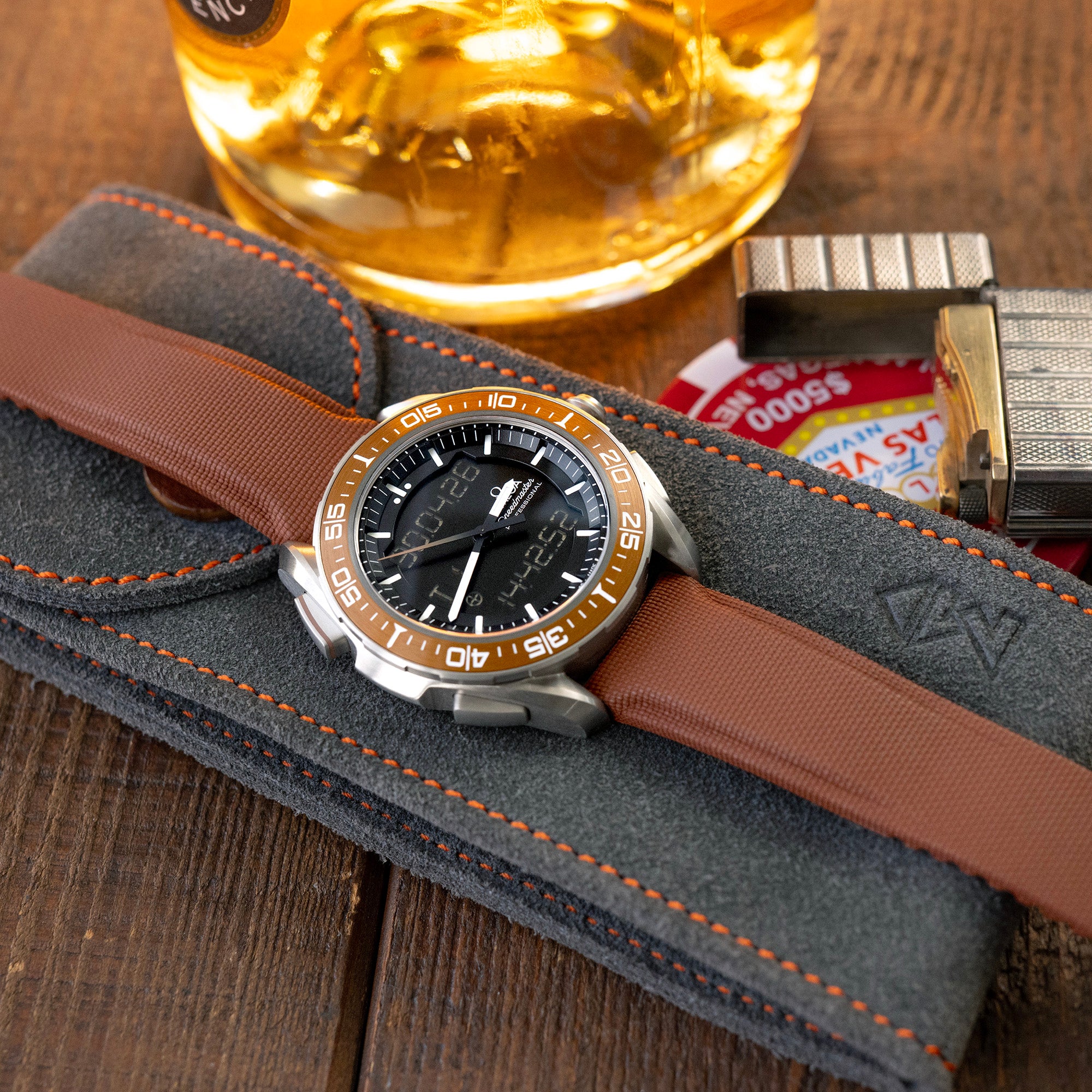 FKM40 Quick Release Butterfly Deployment FKM Watch Strap | Strapcode
