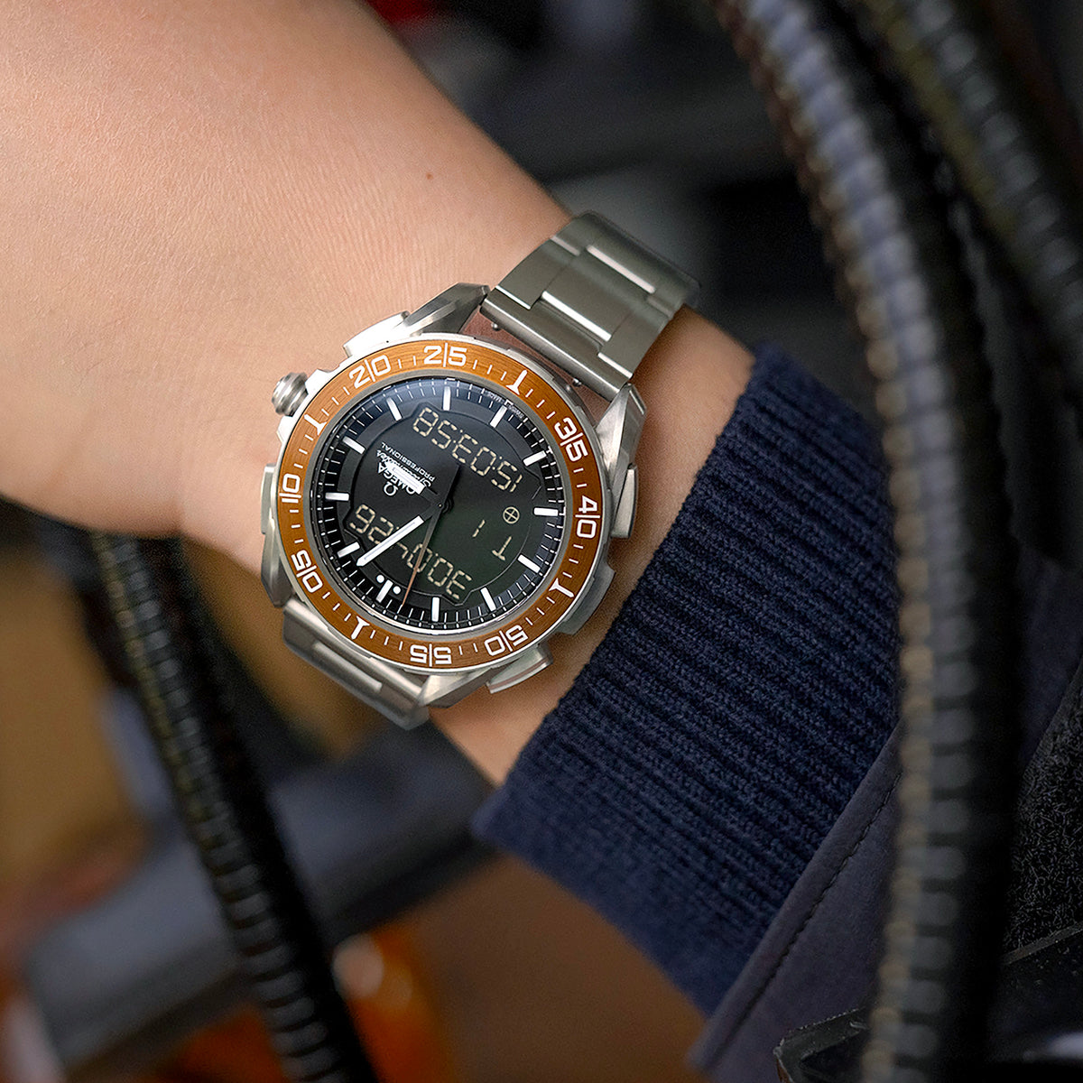 Bracelet de montre à libération rapide Riven-O2 en titane 20mm, extrémités droites