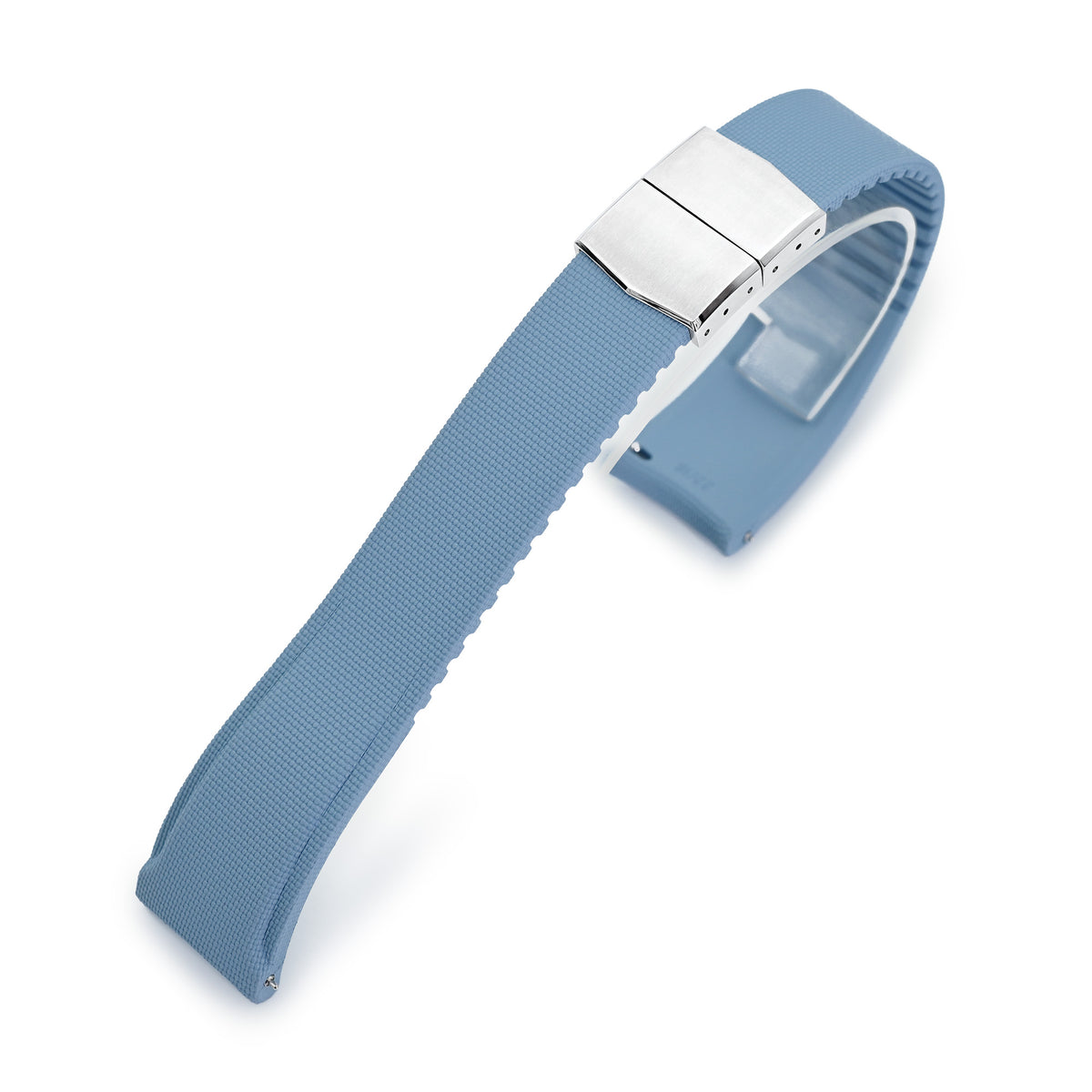 Vera Pelle Cinturino Orologio Fibbia Pieghevole con Cuciture Luminoso Braun 22mm Vera Pelle Cinturino Orologio Fibbia Pieghevole con Cuciture Luminoso Braun 22mm