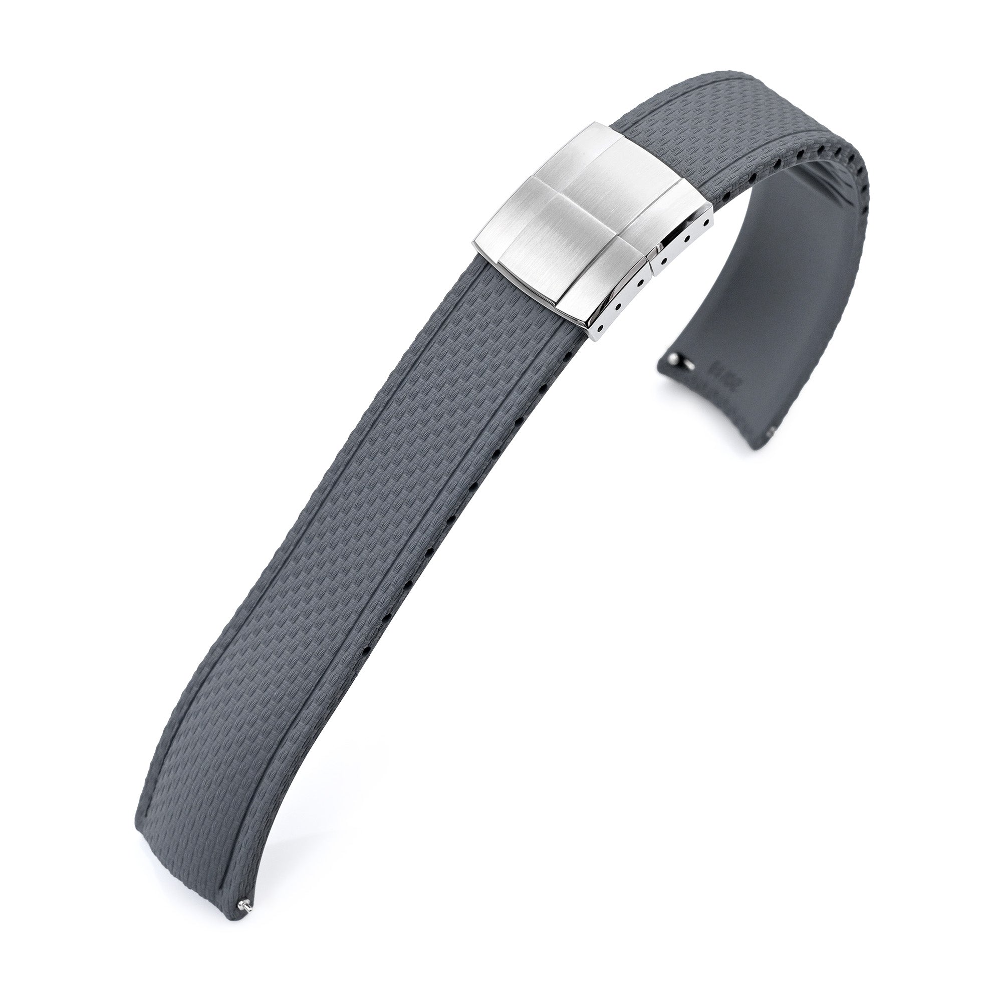 FKM41 Quick Release Butterfly Deployment FKM Watch Strap | Strapcode