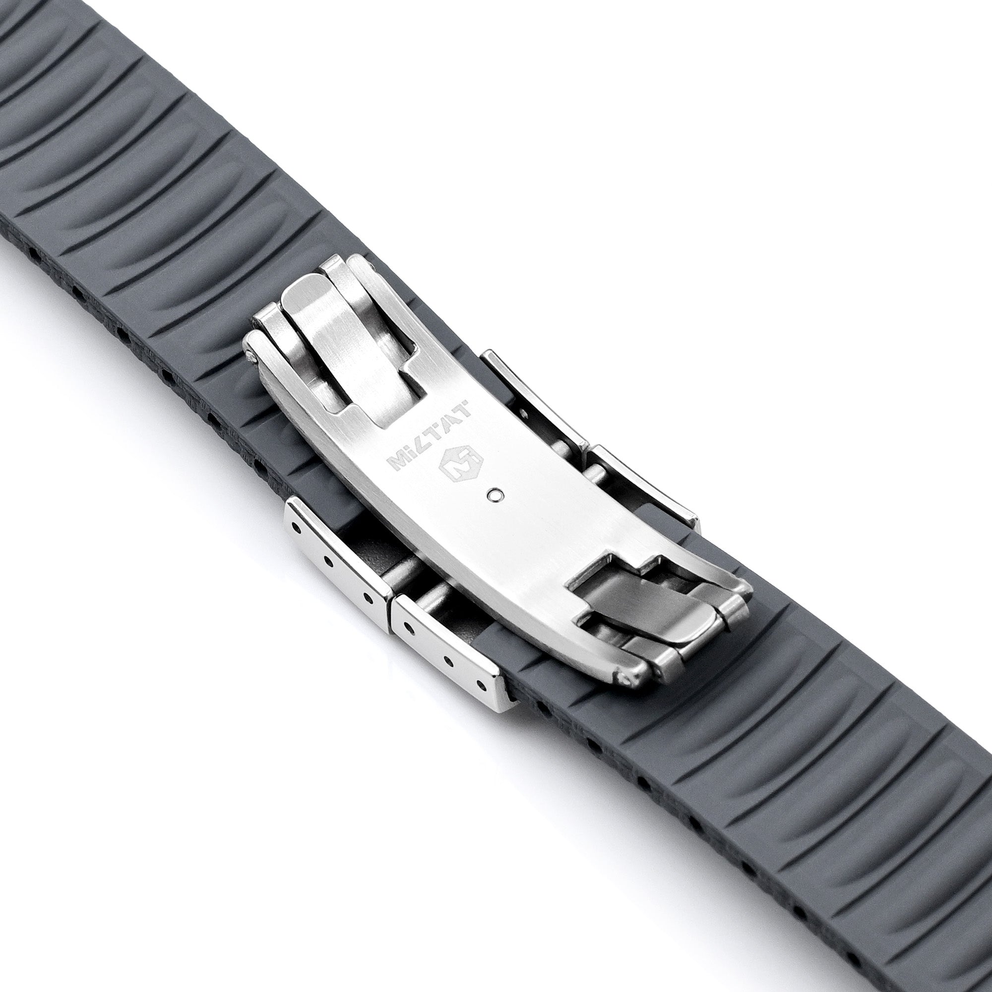 FKM41 Quick Release Butterfly Deployment FKM Watch Strap | Strapcode