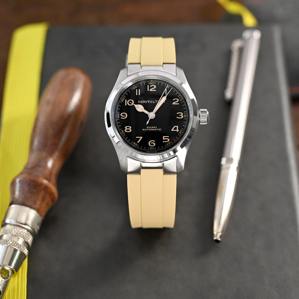 Hamilton Khaki Field 38mm Murph Auto H70605731 Strapcode watch bands