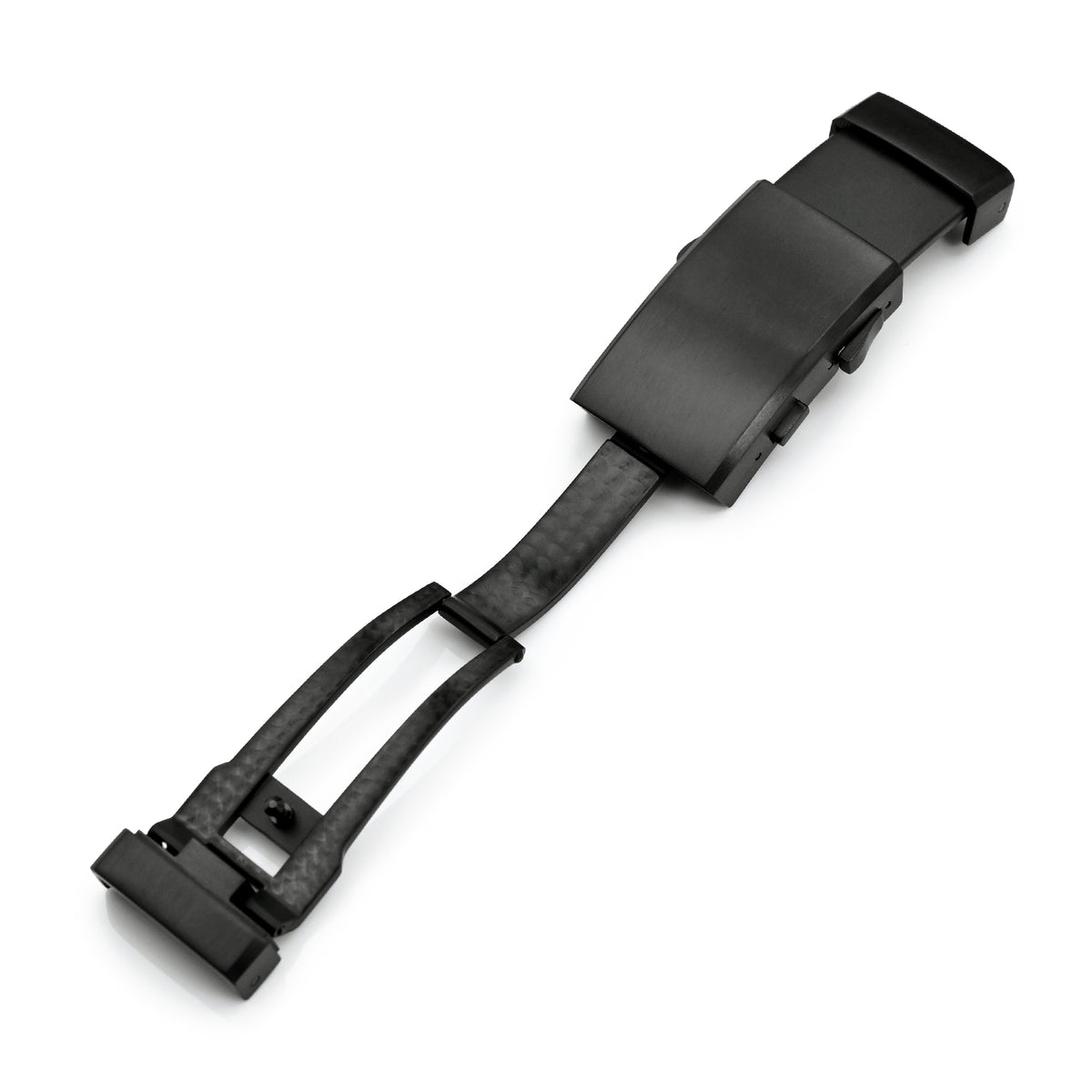 18mm 316L Stainless Steel Wetsuit Ratchet Buckle Button Control diver extension clasp, Diamond-like Carbon (DLC coating)