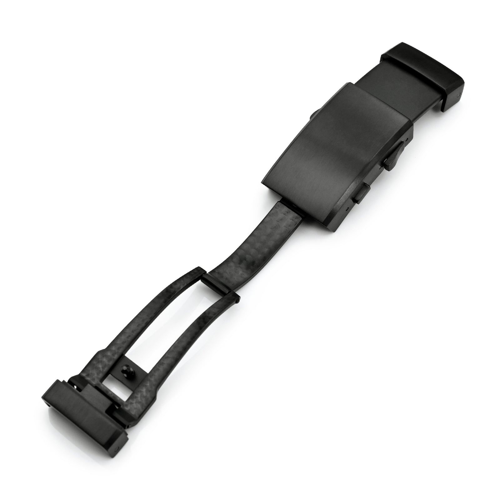 18mm 316L Stainless Steel Wetsuit Ratchet Buckle Button Control diver extension clasp, Diamond-like Carbon (DLC coating)