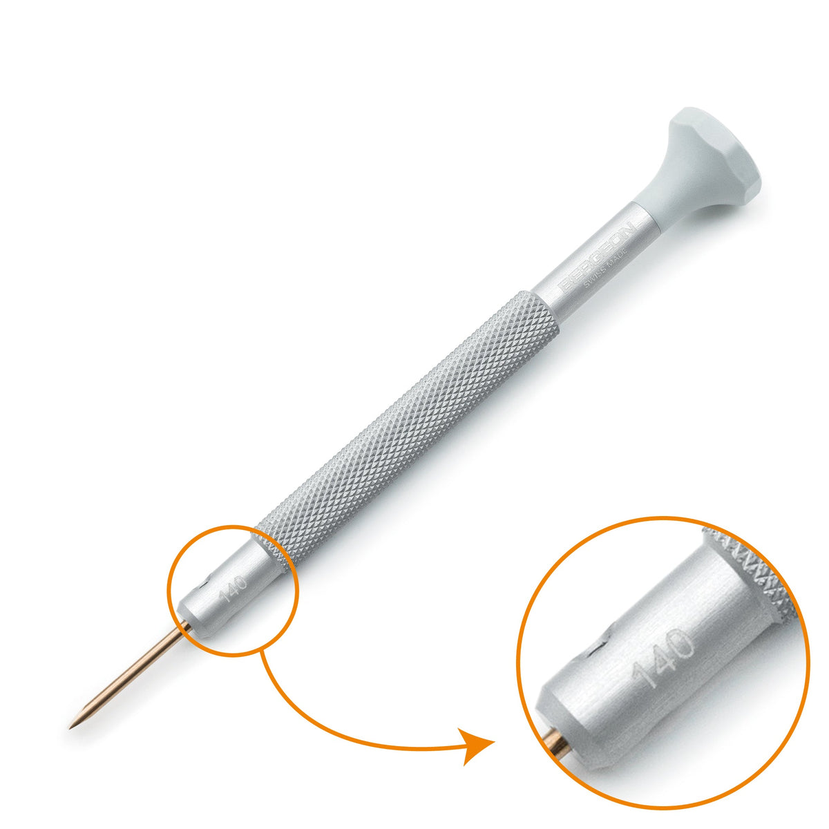 Swiss Bergeon 31081 Anti-Magnetic Screwdriver with Slotted Blade