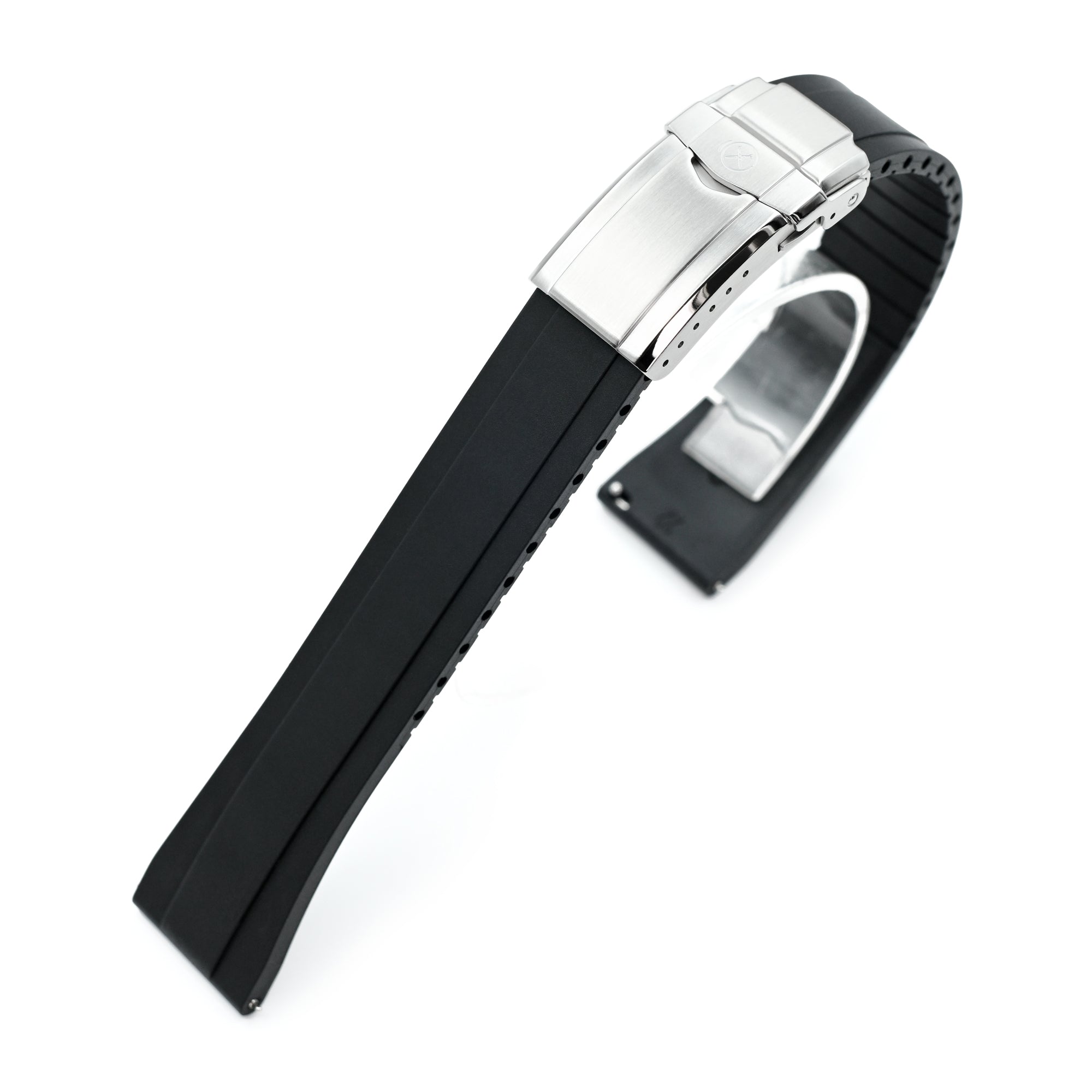 Quick Release Rubber Straight End - Strapcode
