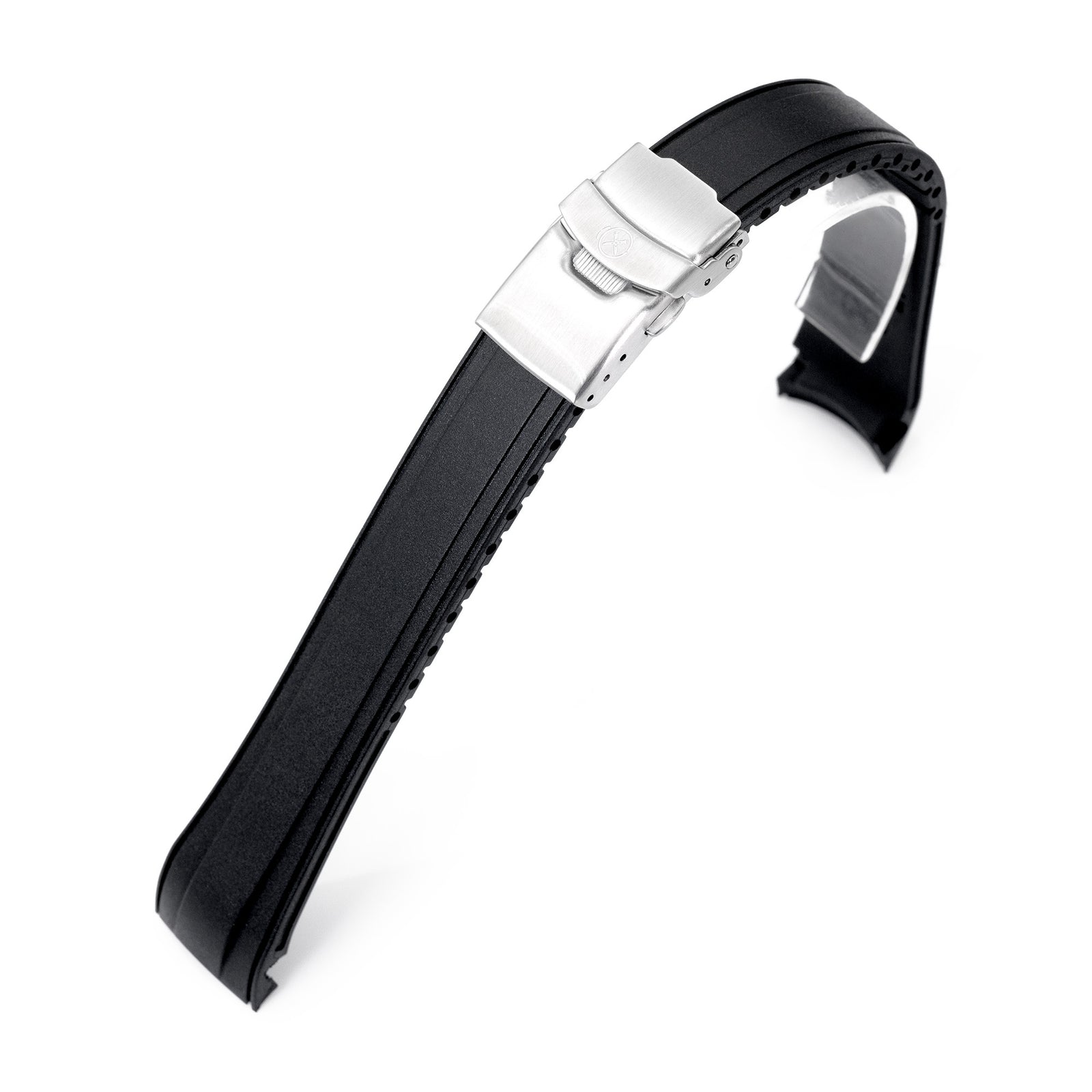 StrapXPro - SAP1A Rubber Strap for Seiko Alpinist SARB017 Series, Black Strapcode watch bands