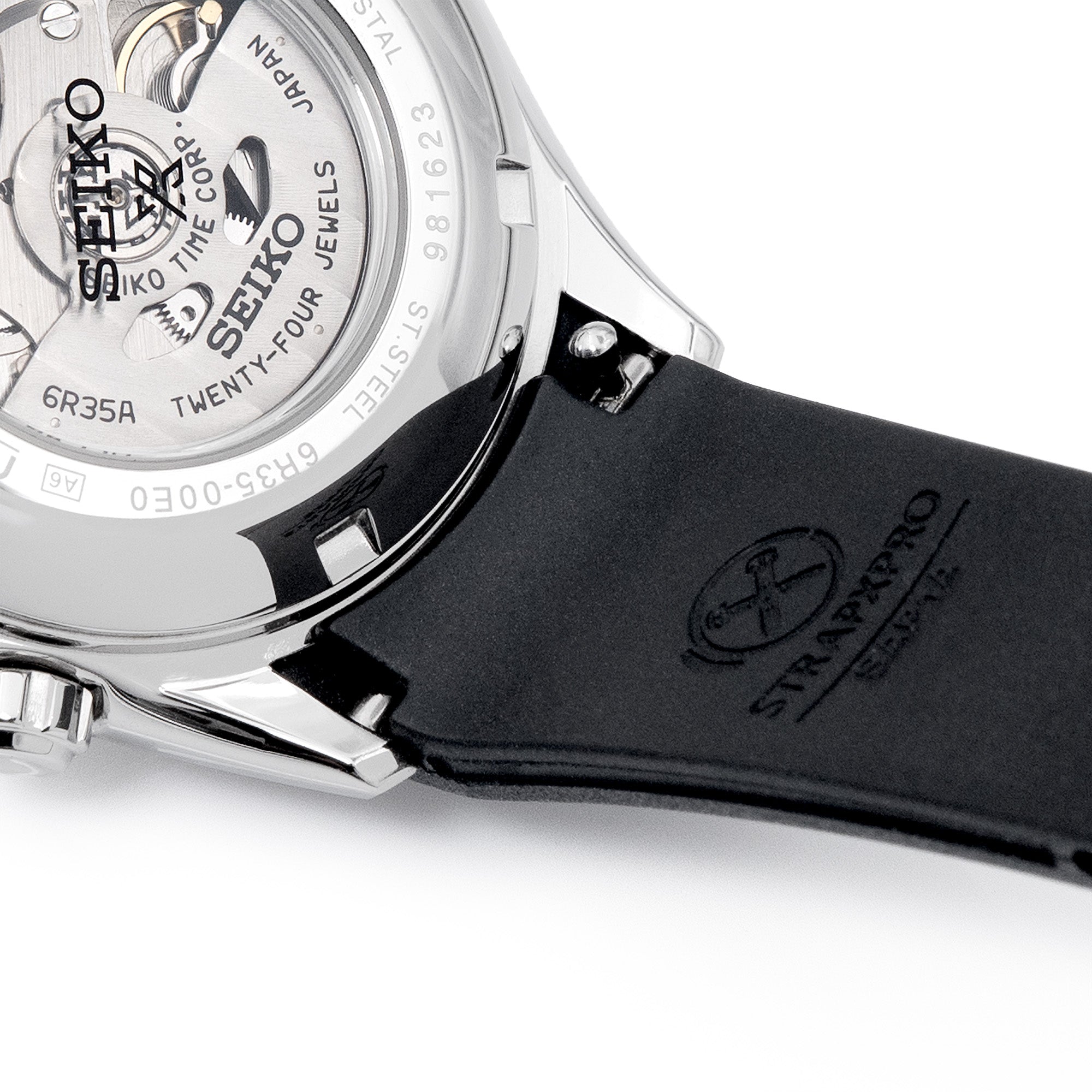 StrapXPro Rubber Watch Strap for Seiko Alpinist SARB017 | Strapcode
