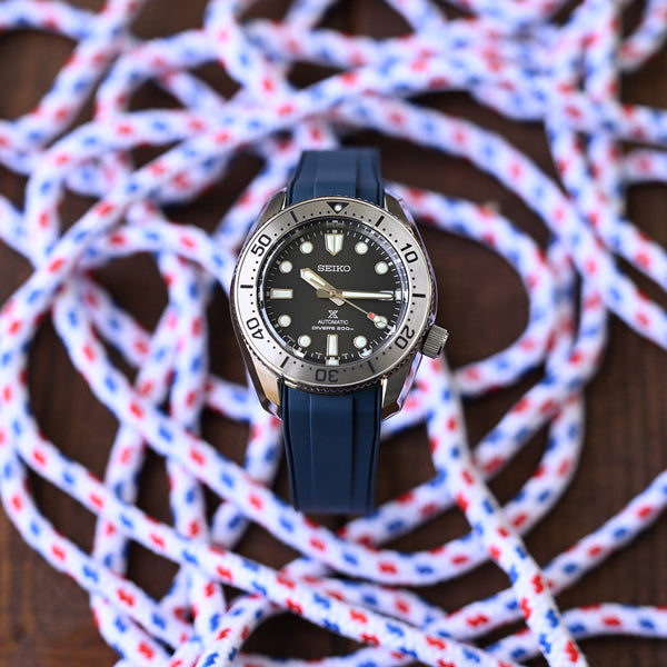 StrapXPro SBX1A Rubber Watch Strap Seiko Prospex SPB185 Strapcode