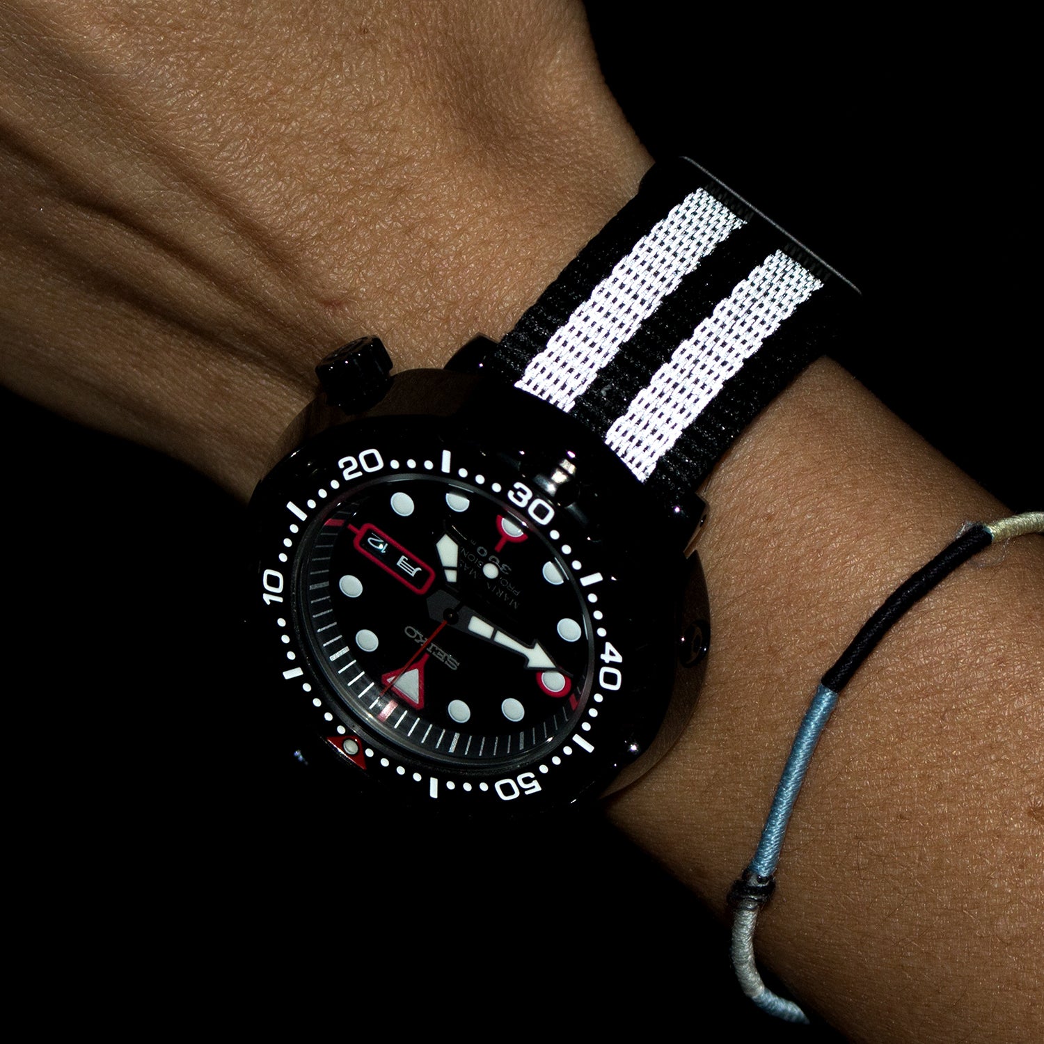 Seiko SBBN023 Prospex Tuna Sea Golgo 13 Limited Edition , Strapcode 3M Nato watch bands