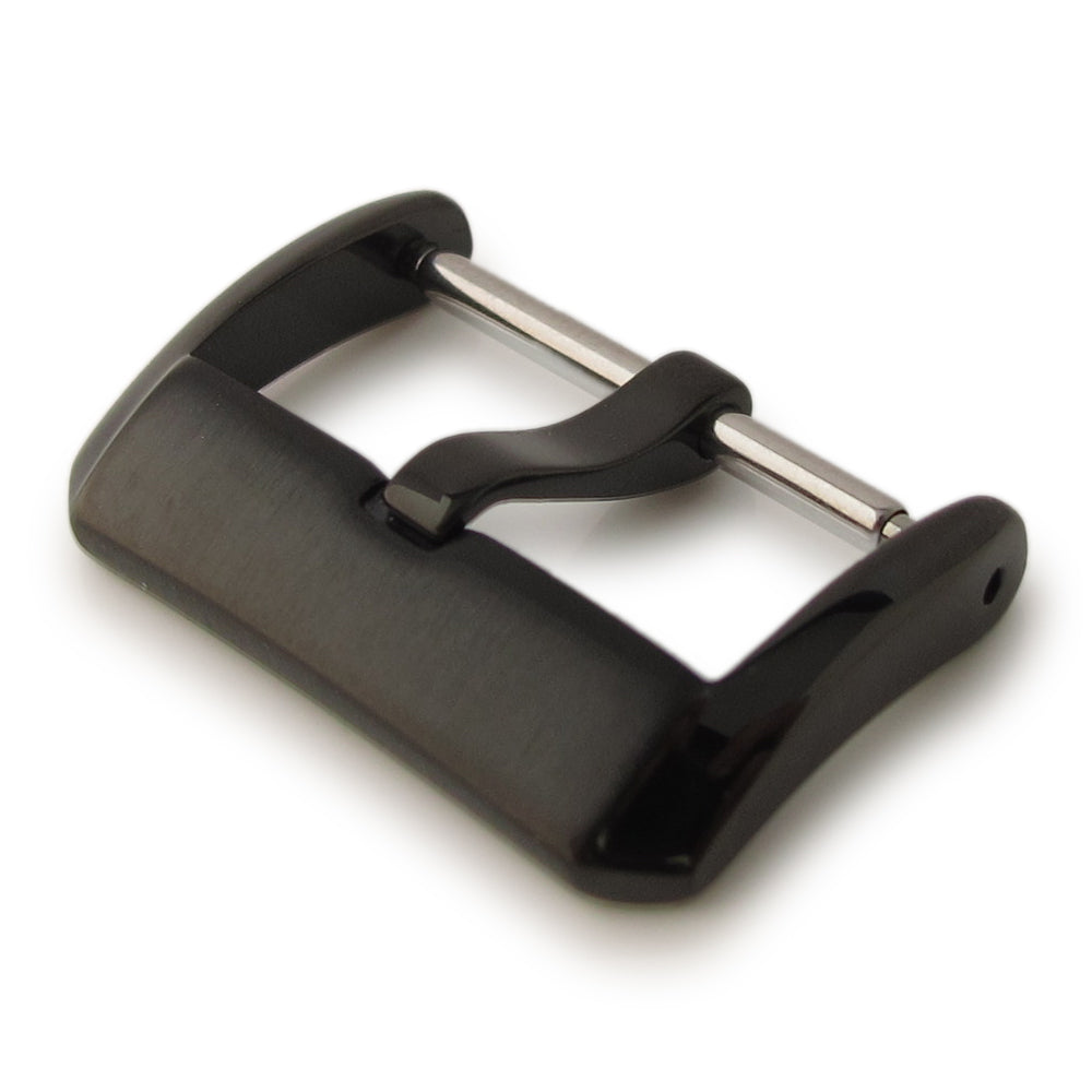 22mm Top Quality Stainless Steel 316L Spring Bar type Buckle PVD Black finish Strapcode Buckles