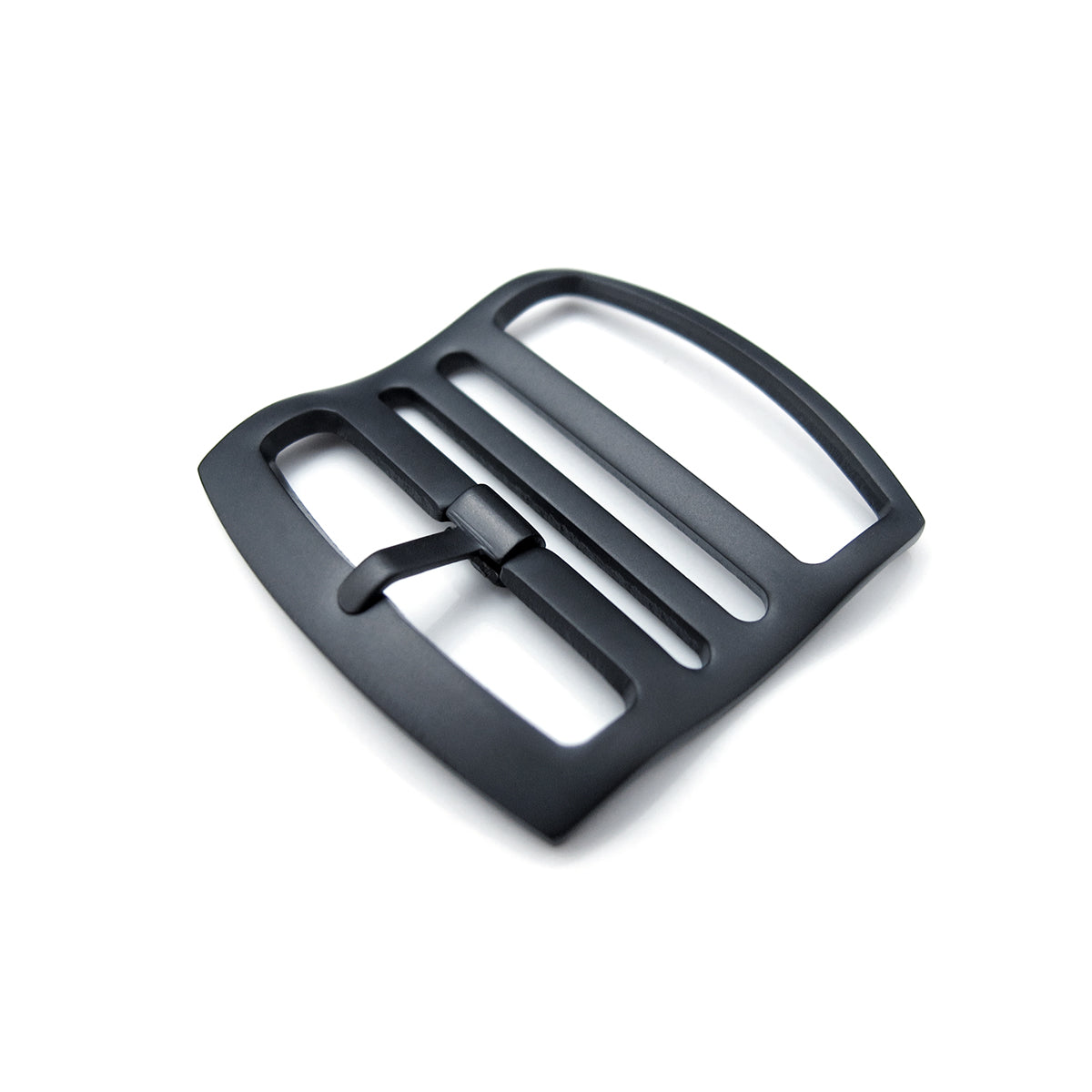 20mm 22mm Solid 316L Stainless Steel Ladder Lock Slider tang buckle PVD Brushed Black Strapcode Buckles