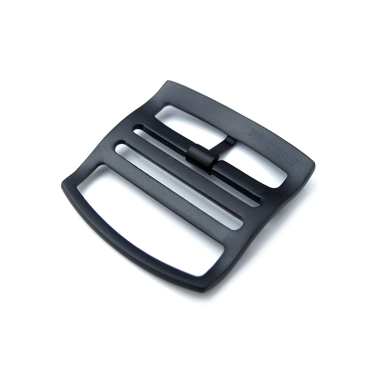 20mm 22mm Solid 316L Stainless Steel Ladder Lock Slider tang buckle PVD Brushed Black Strapcode Buckles