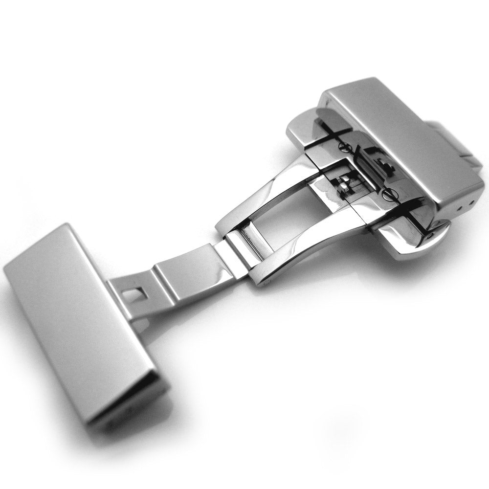 Vintage G. 24mm Swiss 316L Stainless Steel Deployment Clasp / Buckle – Polished Finish