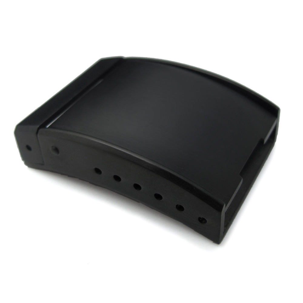 20mm 22mm or 24mm PVD Black Solid OME Style Watch Band Buckle Clasp (The Seat Belt Lock spring latch) Strapcode Buckles