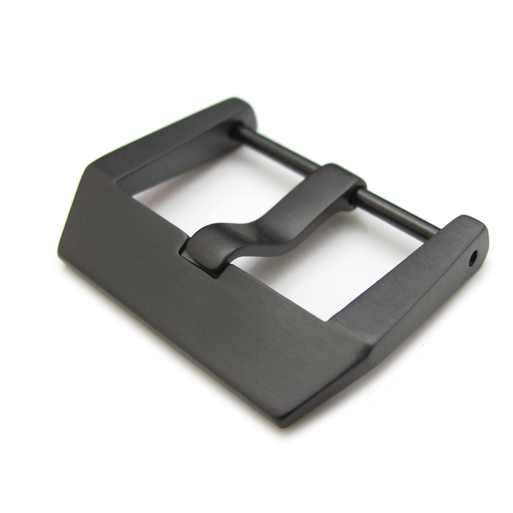 24mm High Quality 316L Stainless Steel Screw type 4mm Tongue Buckle PVD Black finish Strapcode Buckles