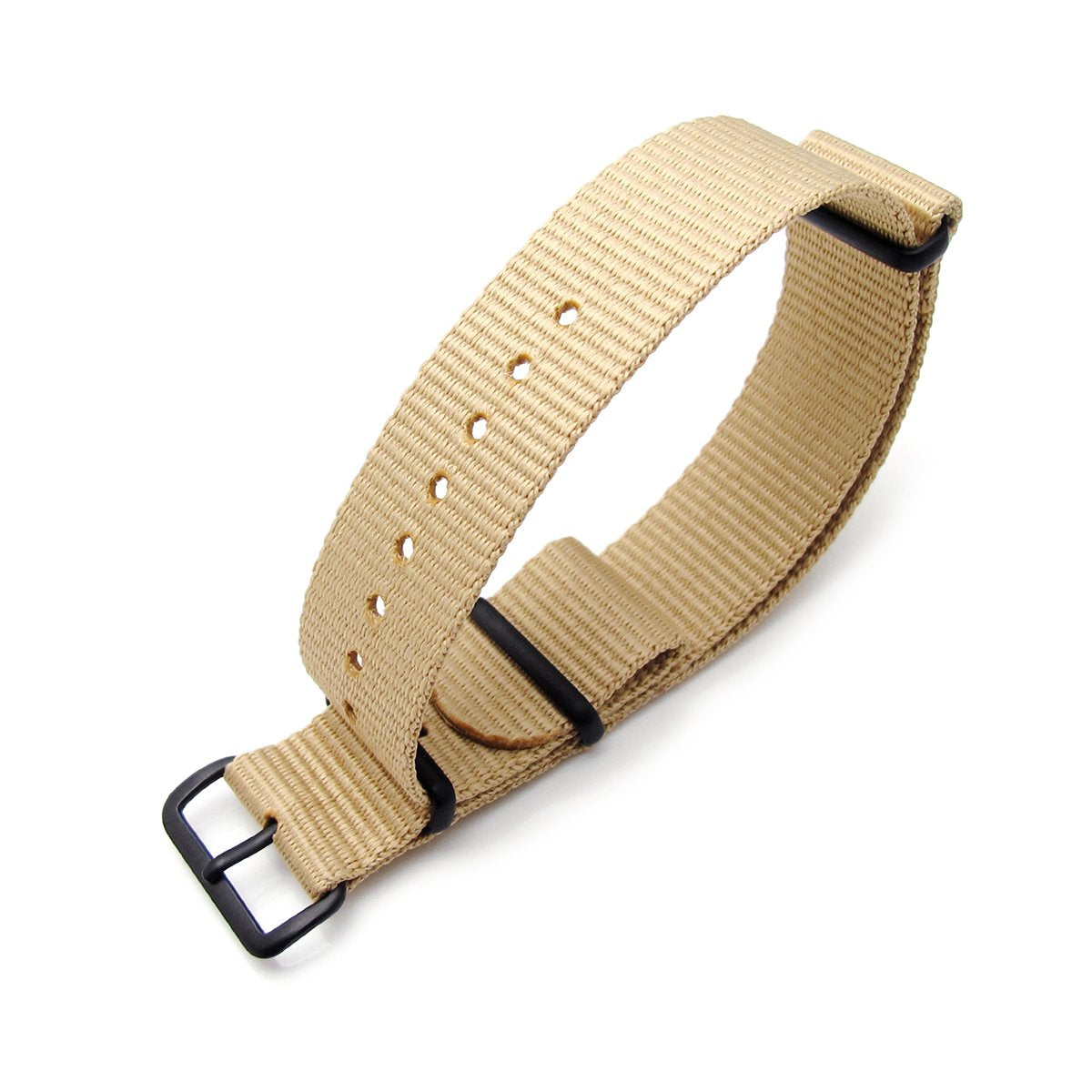 MiLTAT 20mm G10 military watch strap ballistic nylon armband PVD Sand Sand Strapcode Watch Bands