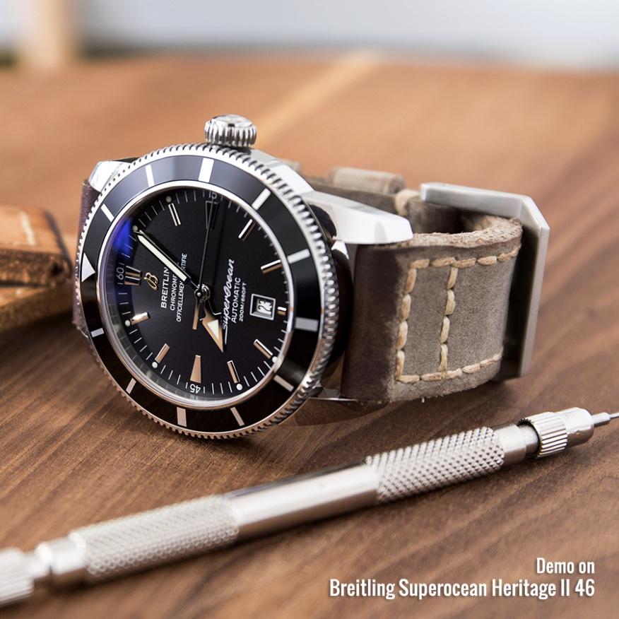 Breitling Superocean Heritage II 46 24mm Strapcode Watch Bands