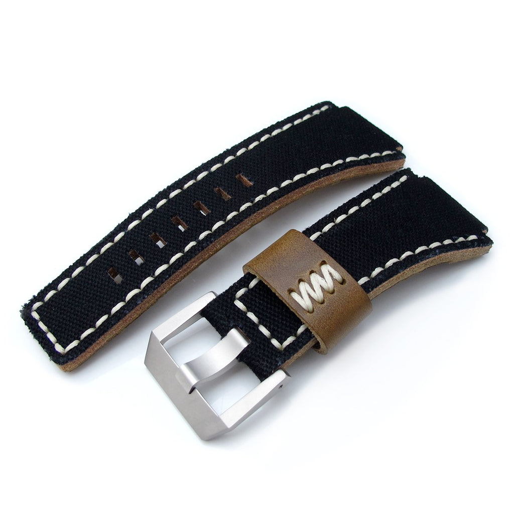 Custom LV Eclipse Monogram Watch Band (Red edges) – Corn Blakes