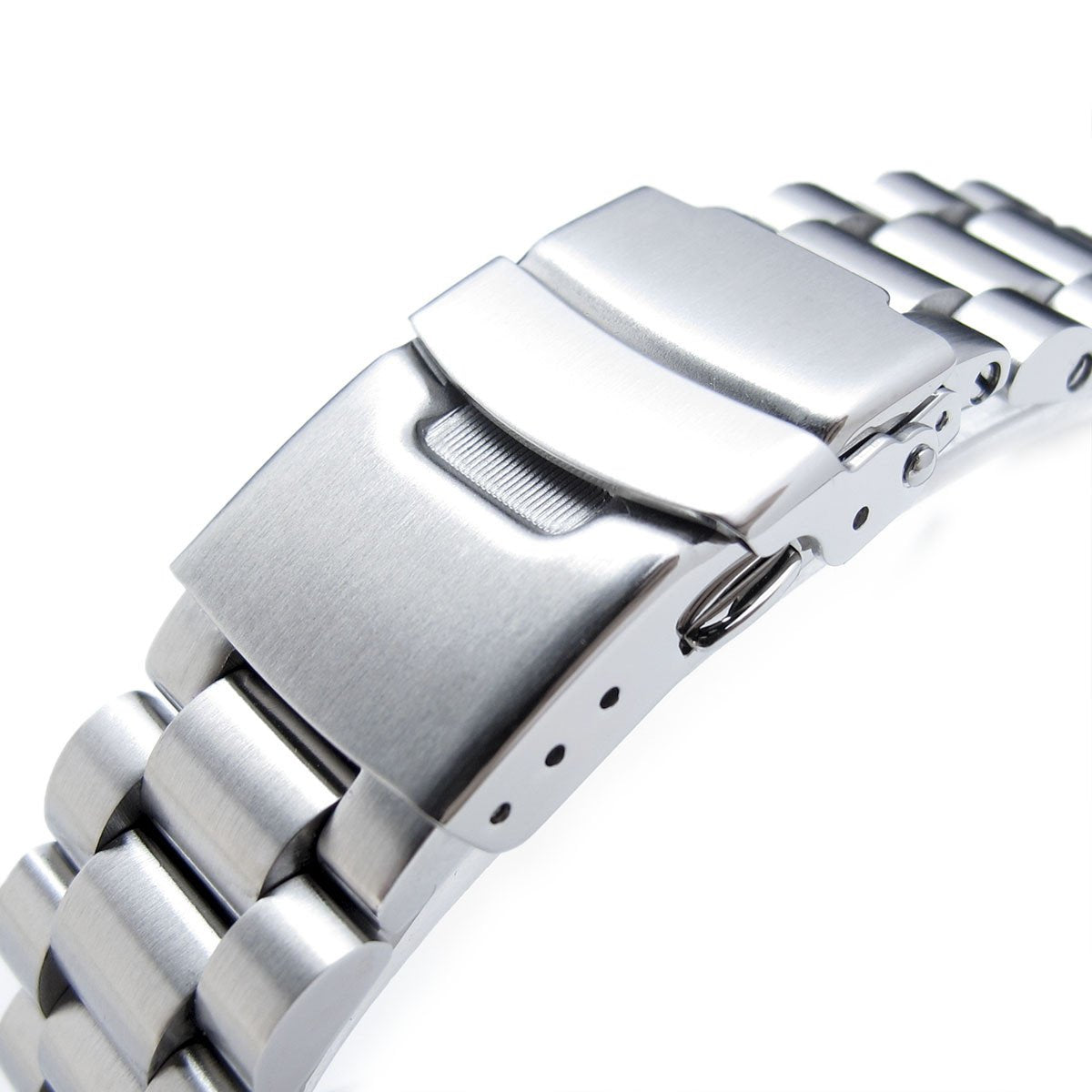 20mm Endmill Watch Bracelet for Seiko Solar Power SSC015 316L SS Diver Clasp Brushed Strapcode Watch Bands