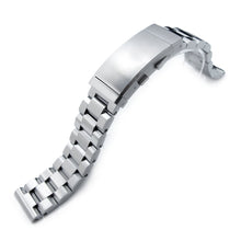 20mm Hexad 316L Stainless Steel Watch Band Straight Lug Wetsuit Ratchet Buckle Brushed Strapcode Watch Bands