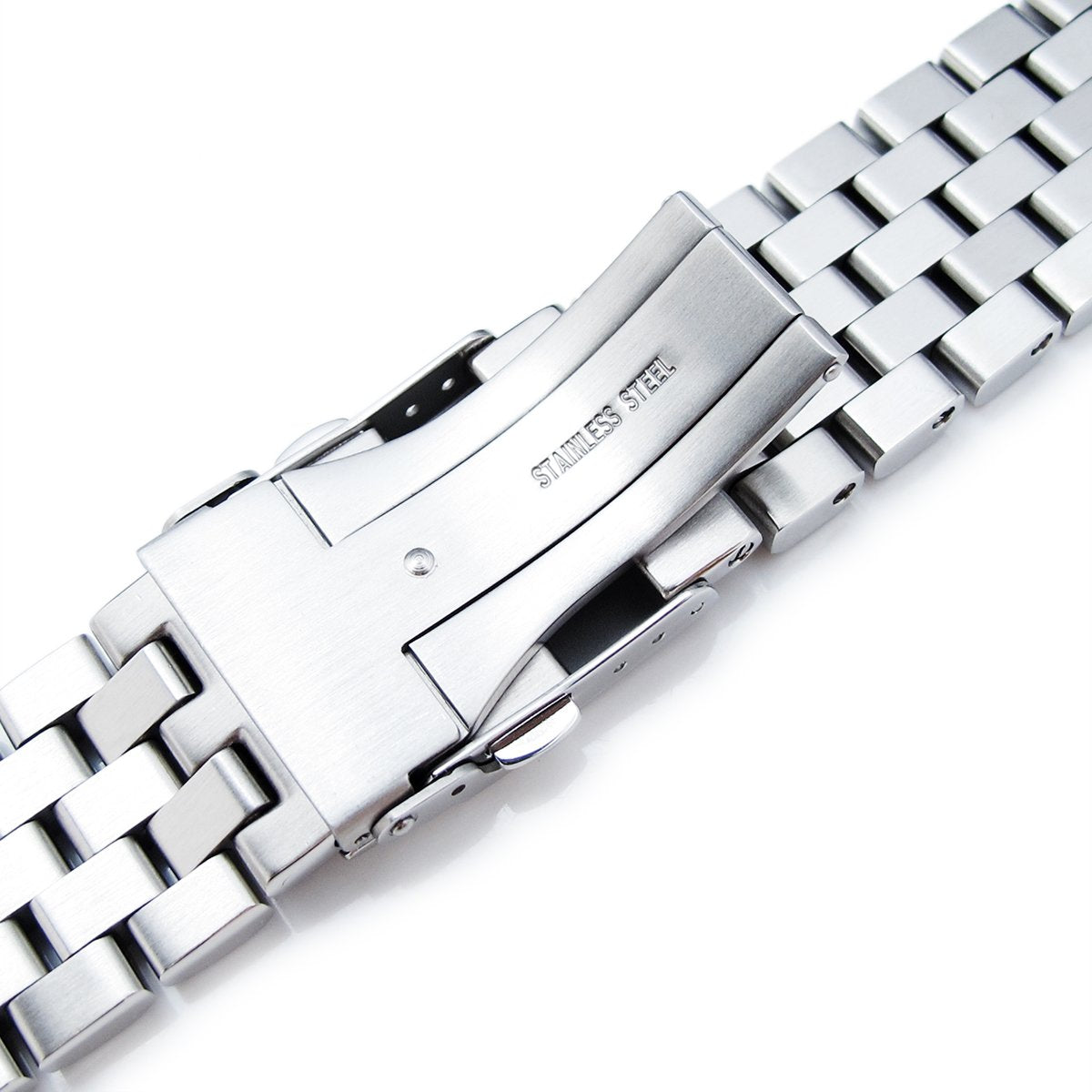 21.5mm Super Engineer II Solid Stainless Steel Watch Band for Seiko Tuna Brushed Strapcode Watch Bands