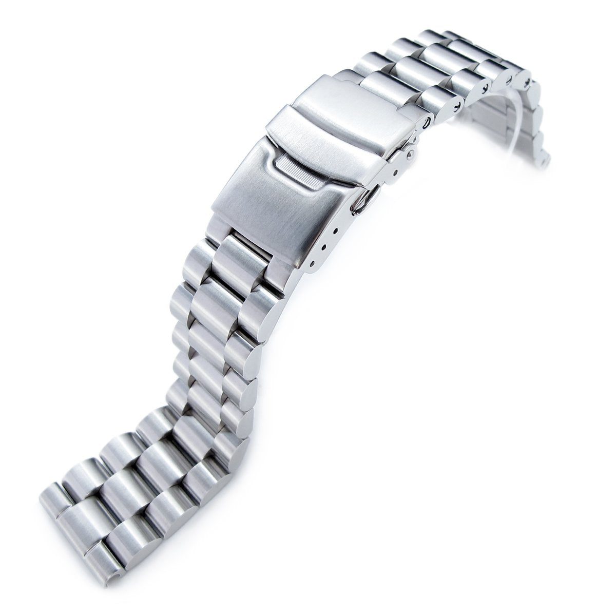 Strapcode Watch Bracelet 22mm Rollball 316L Stainless Steel Watch