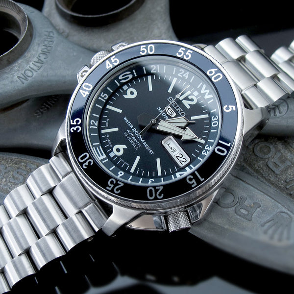 Straight End 22mm Stainless Steel Endmill Bracelet Strapcode