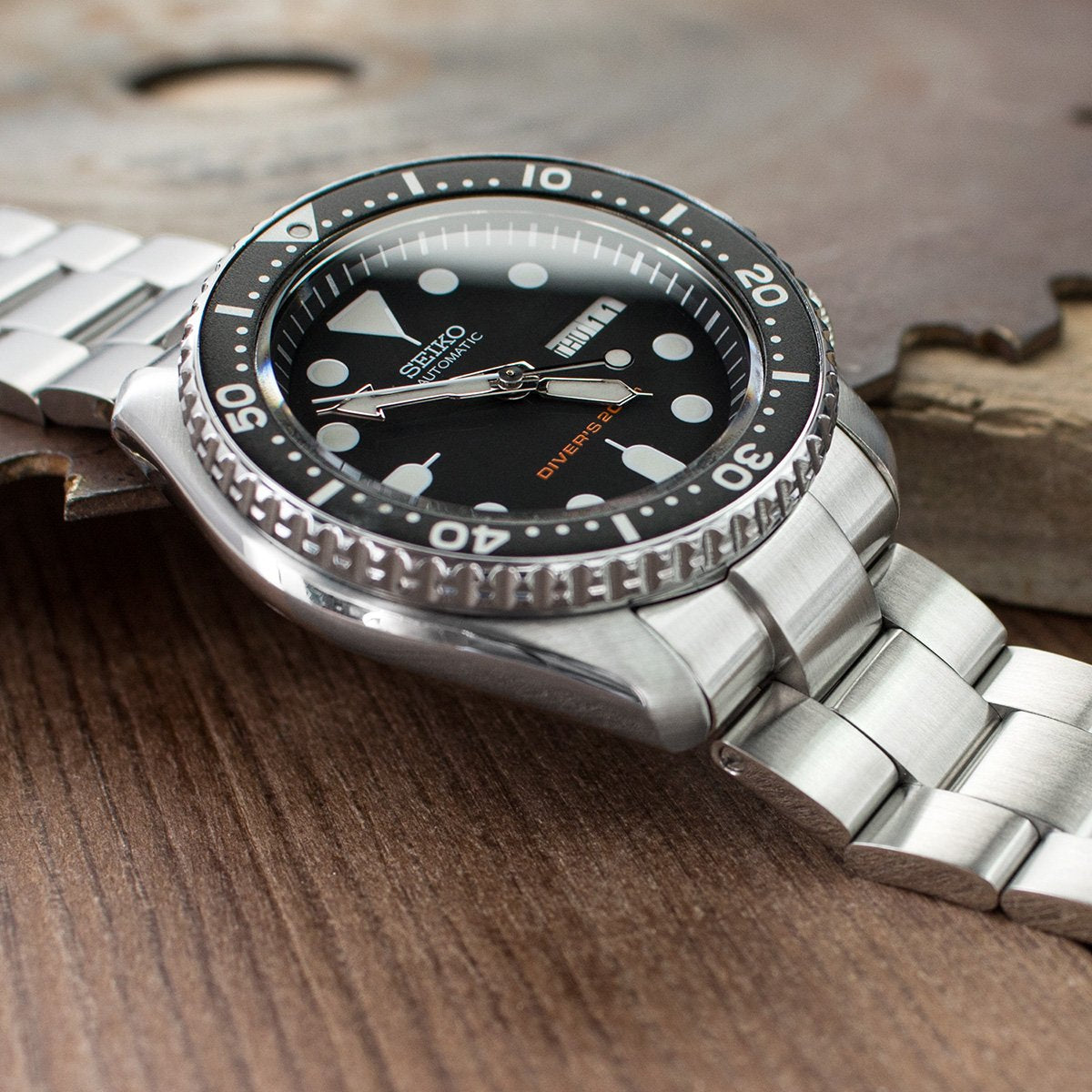 Gavmild renæssance benzin Seiko Mod SKX007 SKX009 Curved End O Boyer Bracelet | Strapcode