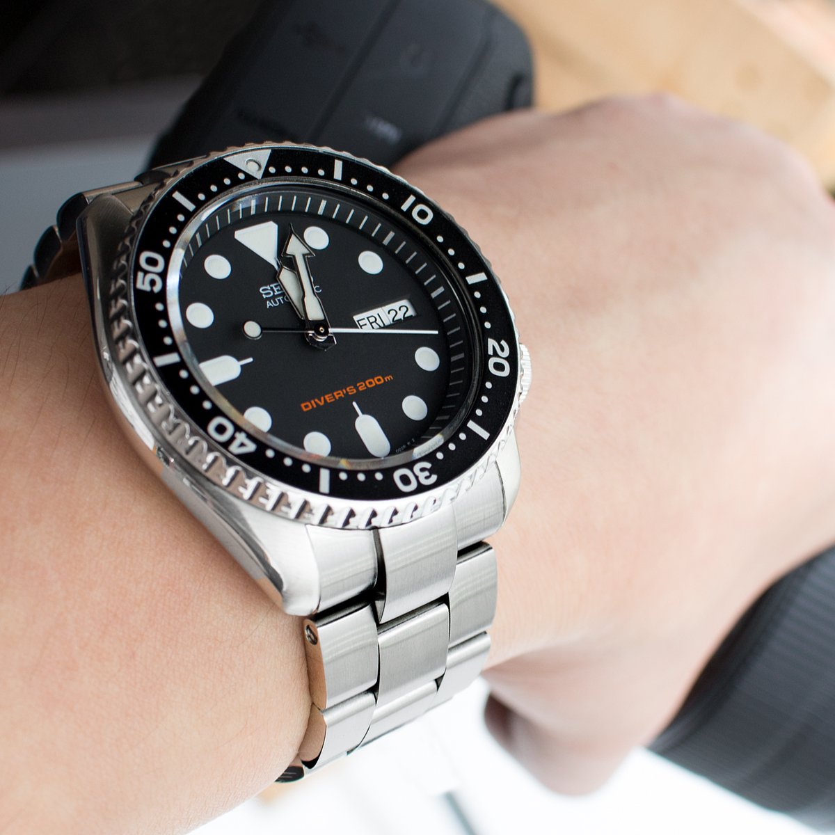 StrapsCo Oyster Band for Seiko SKX007