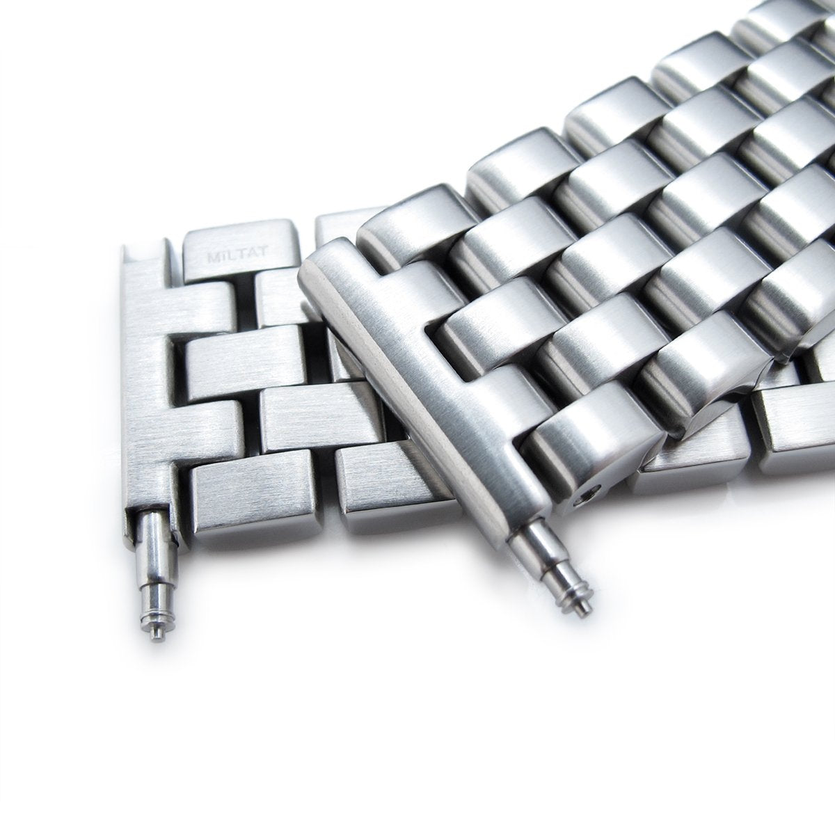 Brushed Super Engineer Solid Link 316L Stainless Steel Bracelet ...