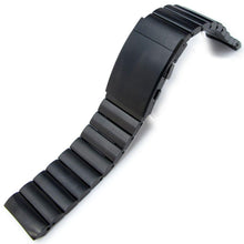 24mm Bandoleer Solid 316L stainless Steel PVD Black Replacement band for Panerai 44mm Strapcode Watch Bands