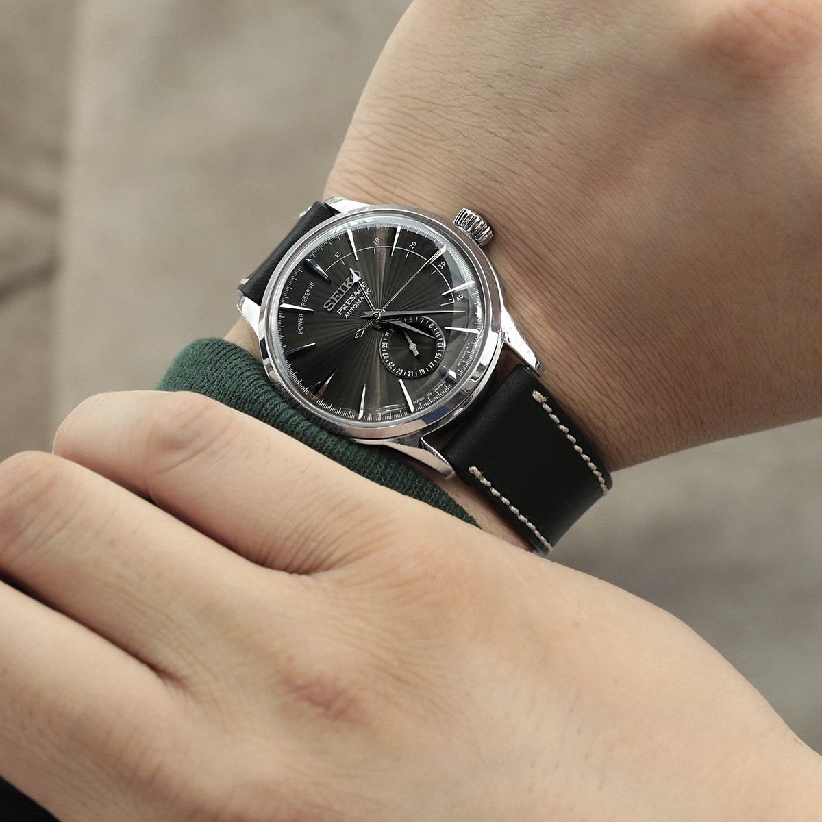 Cinturino Orologio 20mm Pelle Italiana Nera Per Kenneth Cole, Uomo - Foto 5