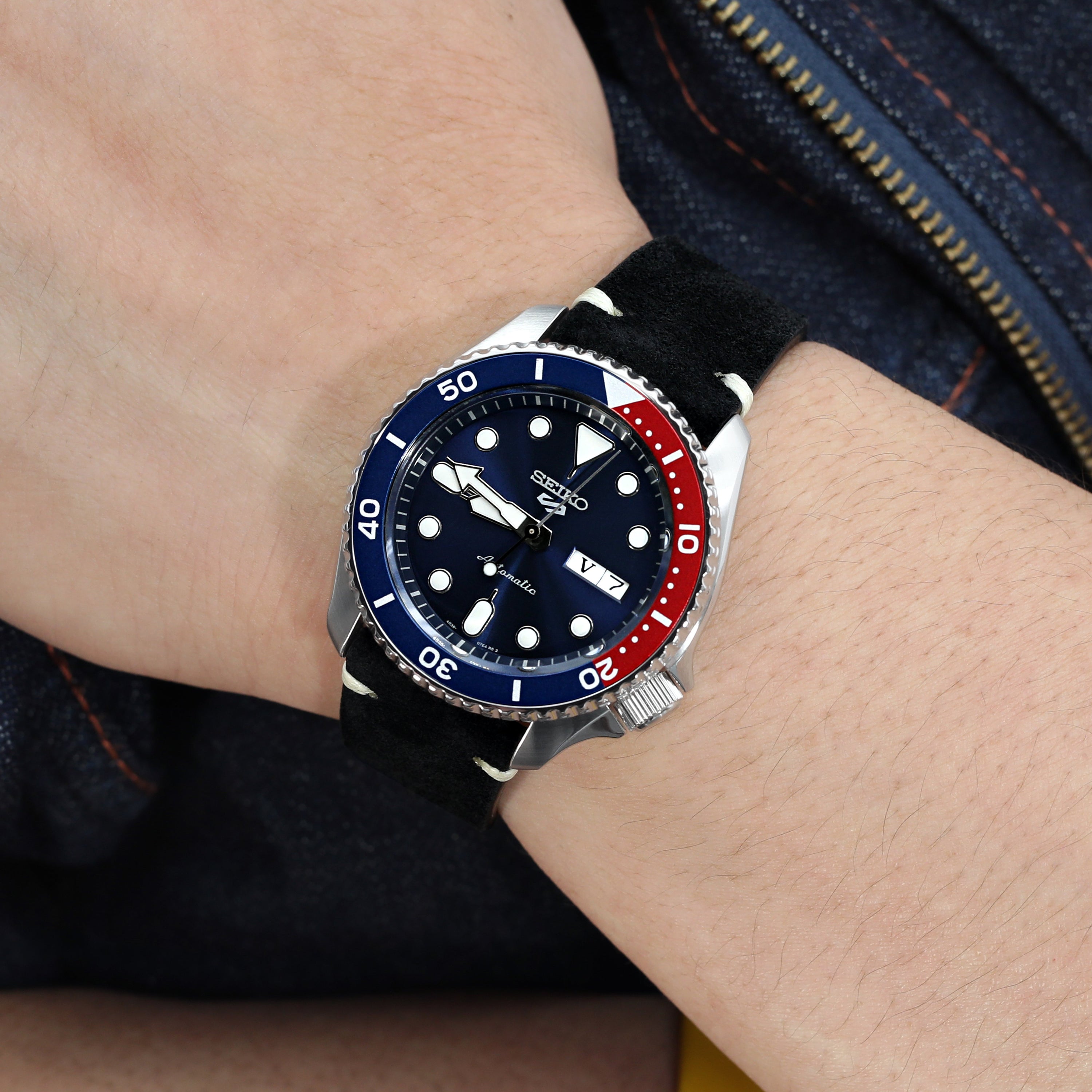 Cheap Stylish Polyurethane 20 mm Watch Strap 1M-SP42BS1_K0028230 main image 1