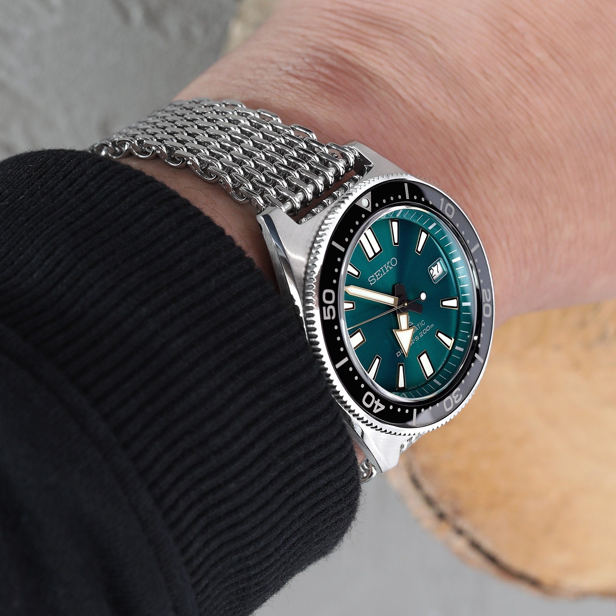 Seiko Prospex Limited Edition Sea Green SPB081J1 (SBDC059) reissue 62MAS Strapcode Watch Bands